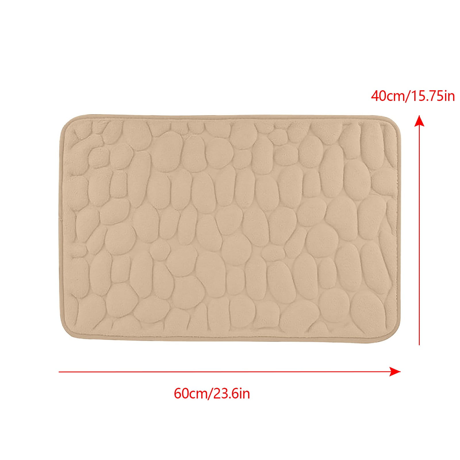 Dmlowu Bathroom Rugs - Ultra Absorbent Non-Slip Floor Bath Mat, Super Soft Shower Mat for Bath Tub, Machine Washable 16x24