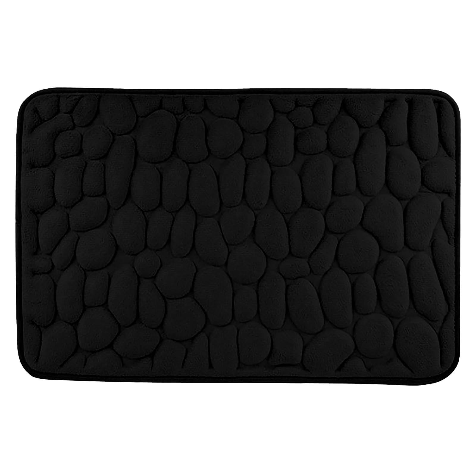 Dmlowu Bathroom Rugs - Ultra Absorbent Non-Slip Floor Bath Mat, Super Soft Shower Mat for Bath Tub, Machine Washable 16x24