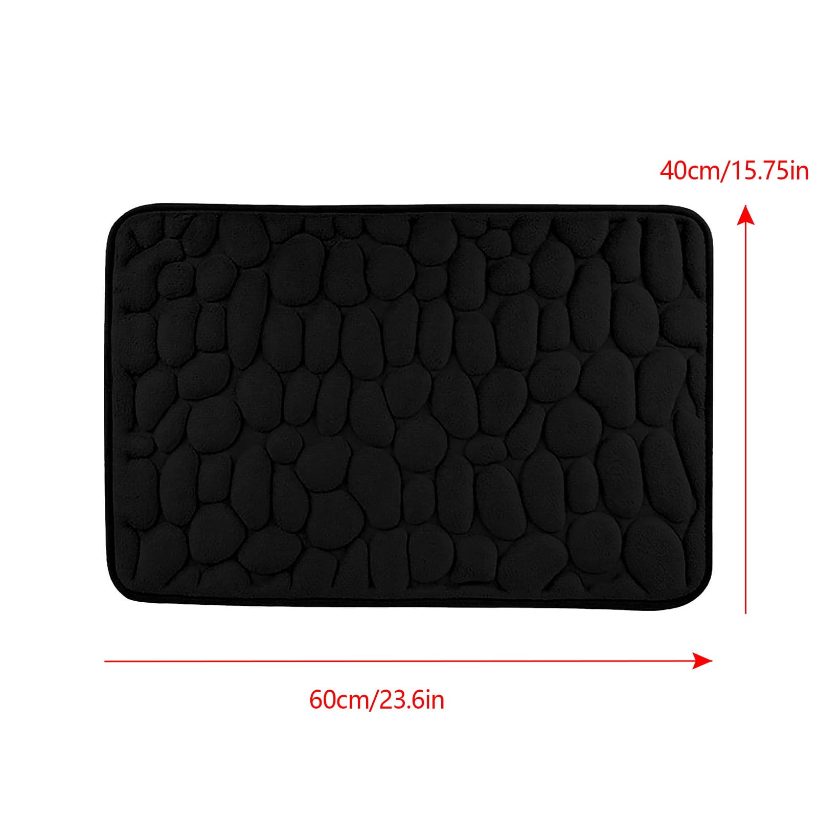 Dmlowu Bathroom Rugs - Ultra Absorbent Non-Slip Floor Bath Mat, Super Soft Shower Mat for Bath Tub, Machine Washable 16x24