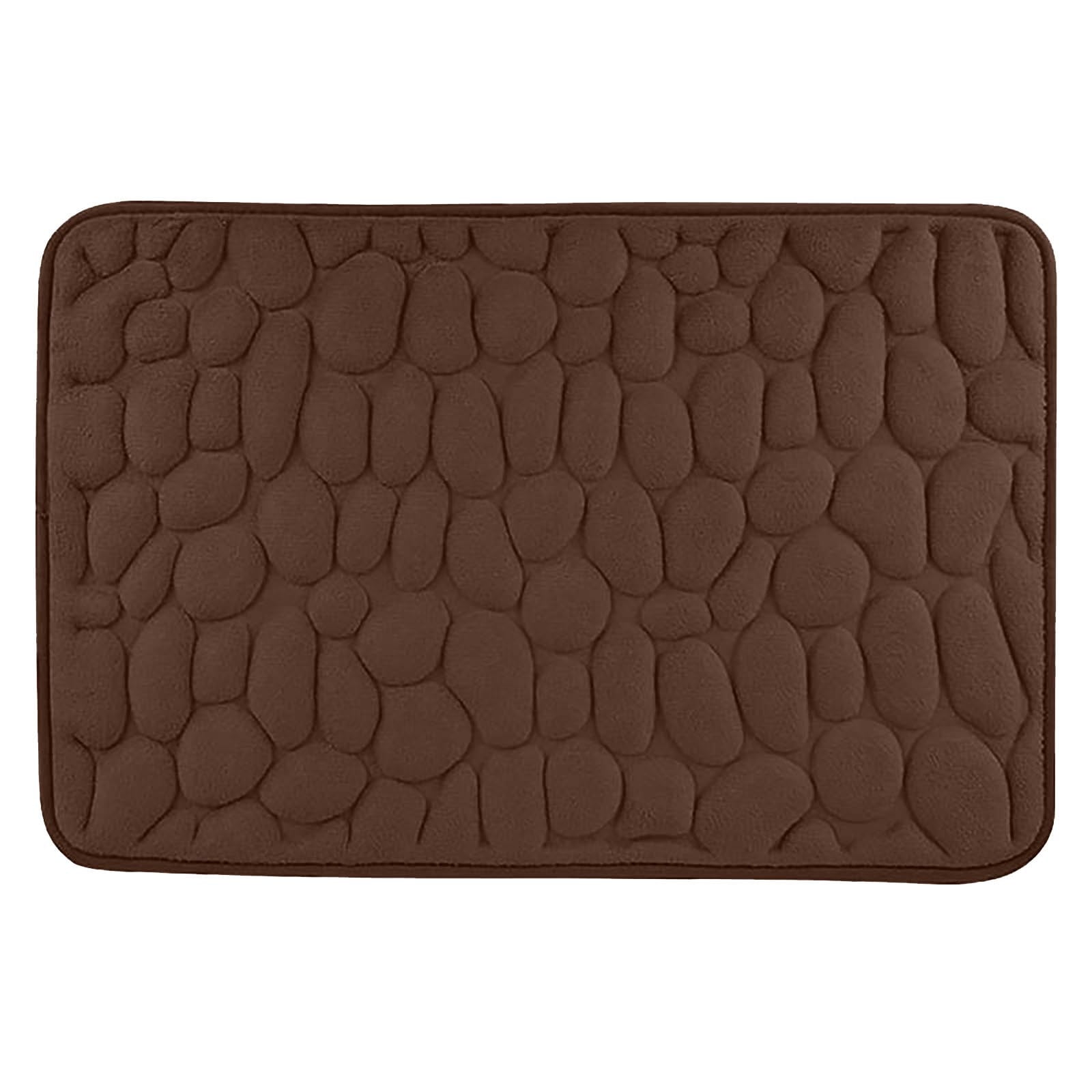 Dmlowu Bathroom Rugs - Ultra Absorbent Non-Slip Floor Bath Mat, Super Soft Shower Mat for Bath Tub, Machine Washable 16x24