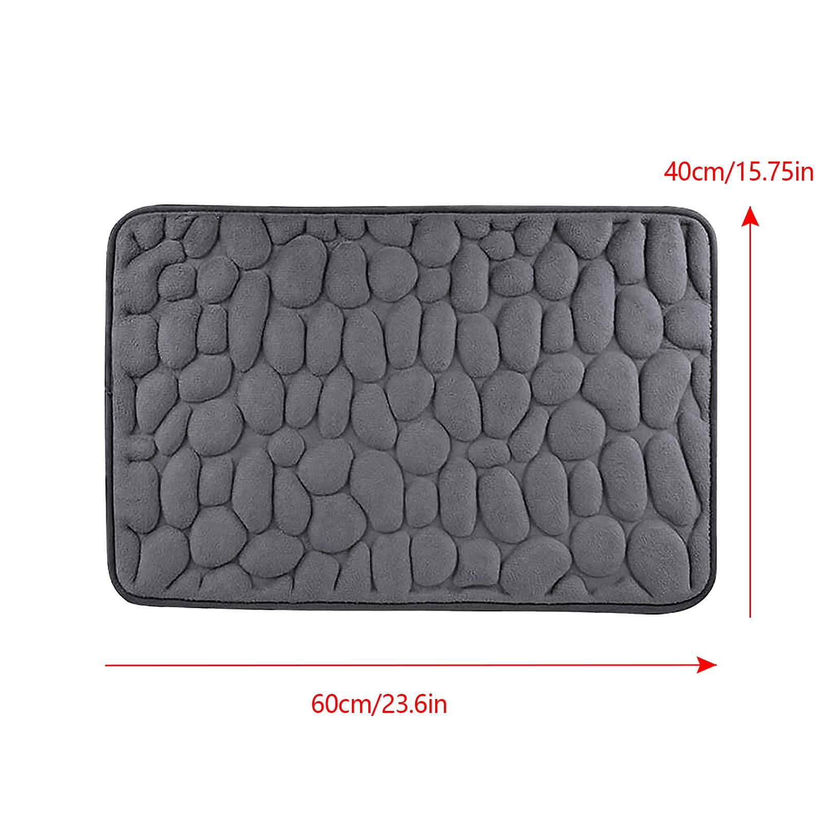 Dmlowu Bathroom Rugs - Ultra Absorbent Non-Slip Floor Bath Mat, Super Soft Shower Mat for Bath Tub, Machine Washable 16x24