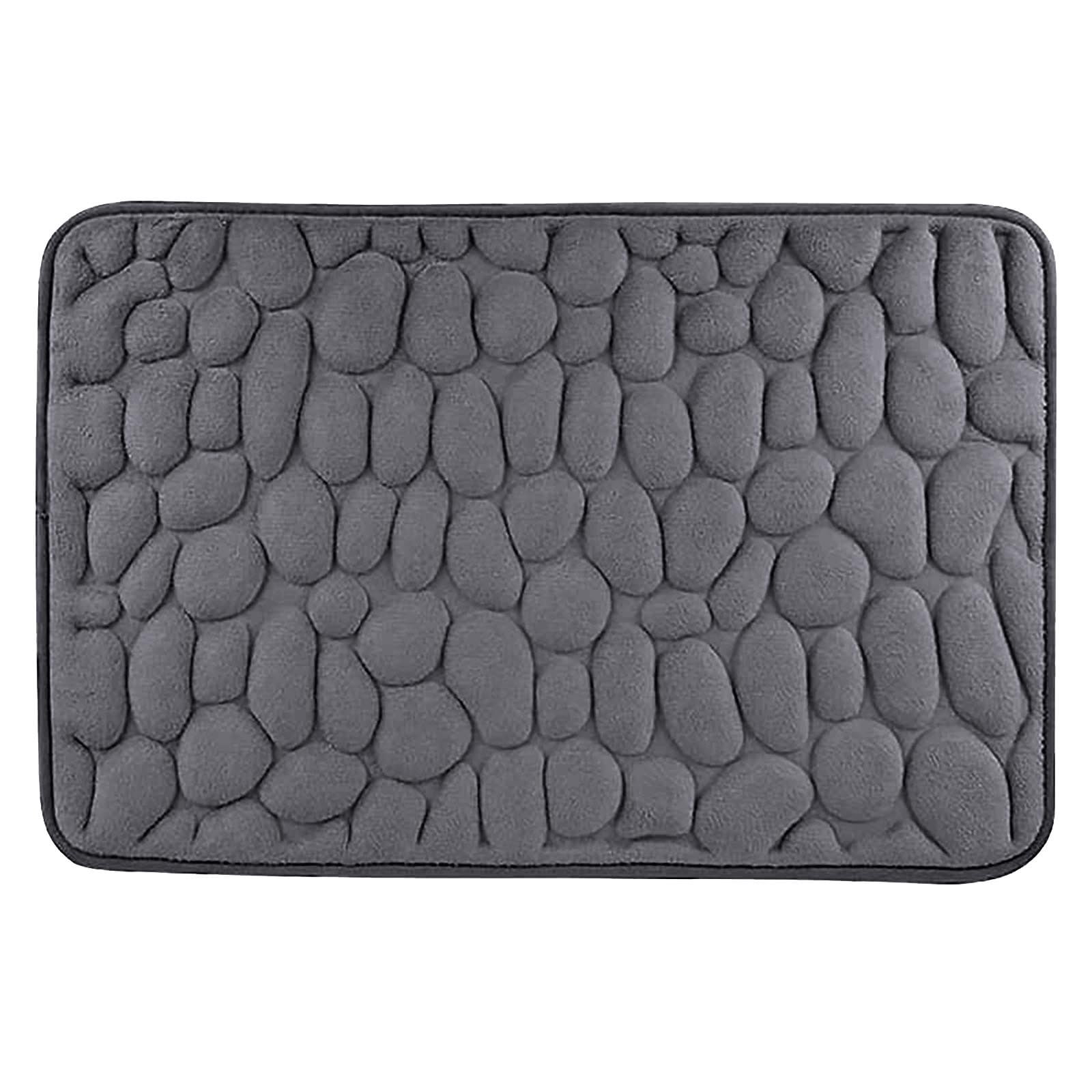 Dmlowu Bathroom Rugs - Ultra Absorbent Non-Slip Floor Bath Mat, Super Soft Shower Mat for Bath Tub, Machine Washable 16x24
