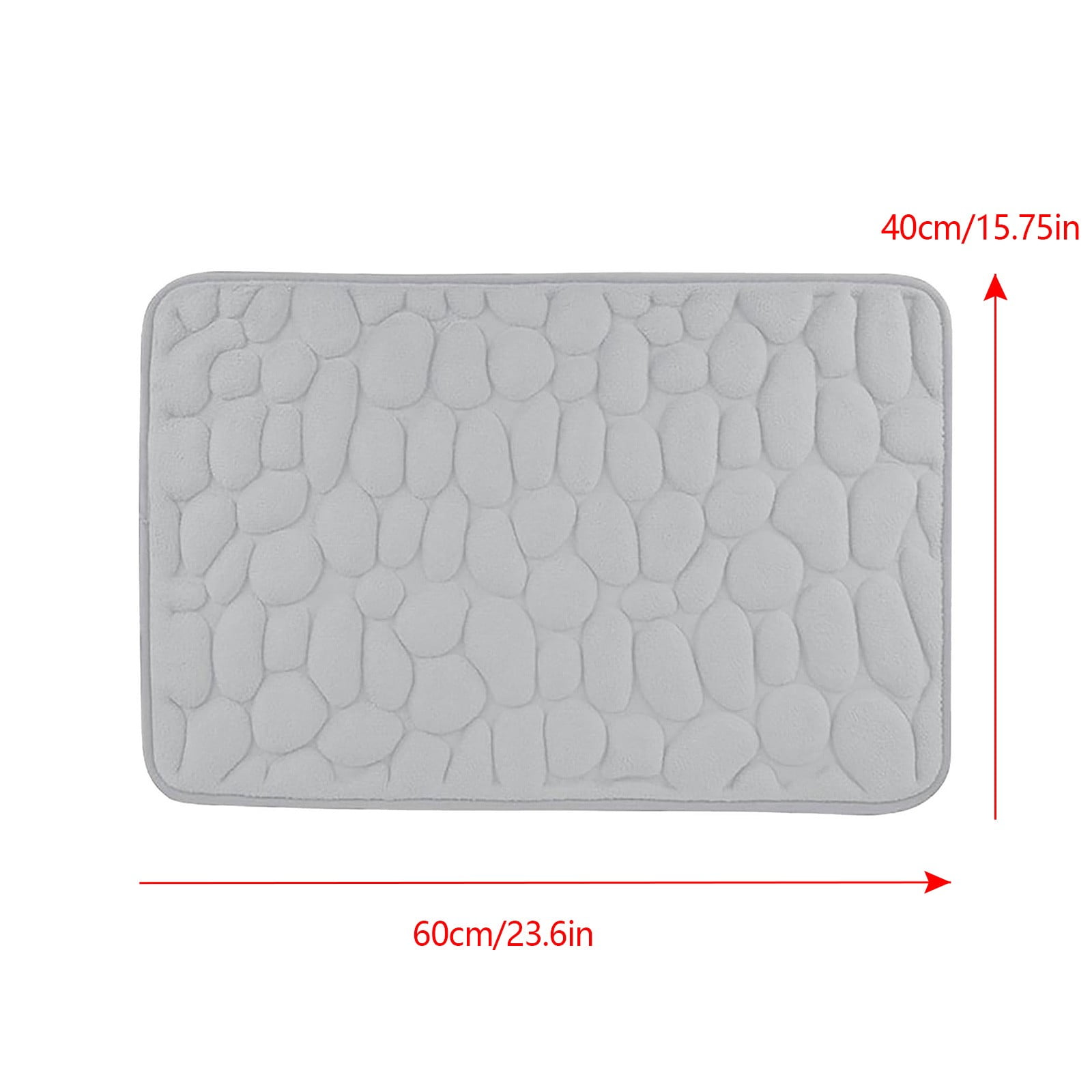 Dmlowu Bathroom Rugs - Ultra Absorbent Non-Slip Floor Bath Mat, Super Soft Shower Mat for Bath Tub, Machine Washable 16x24