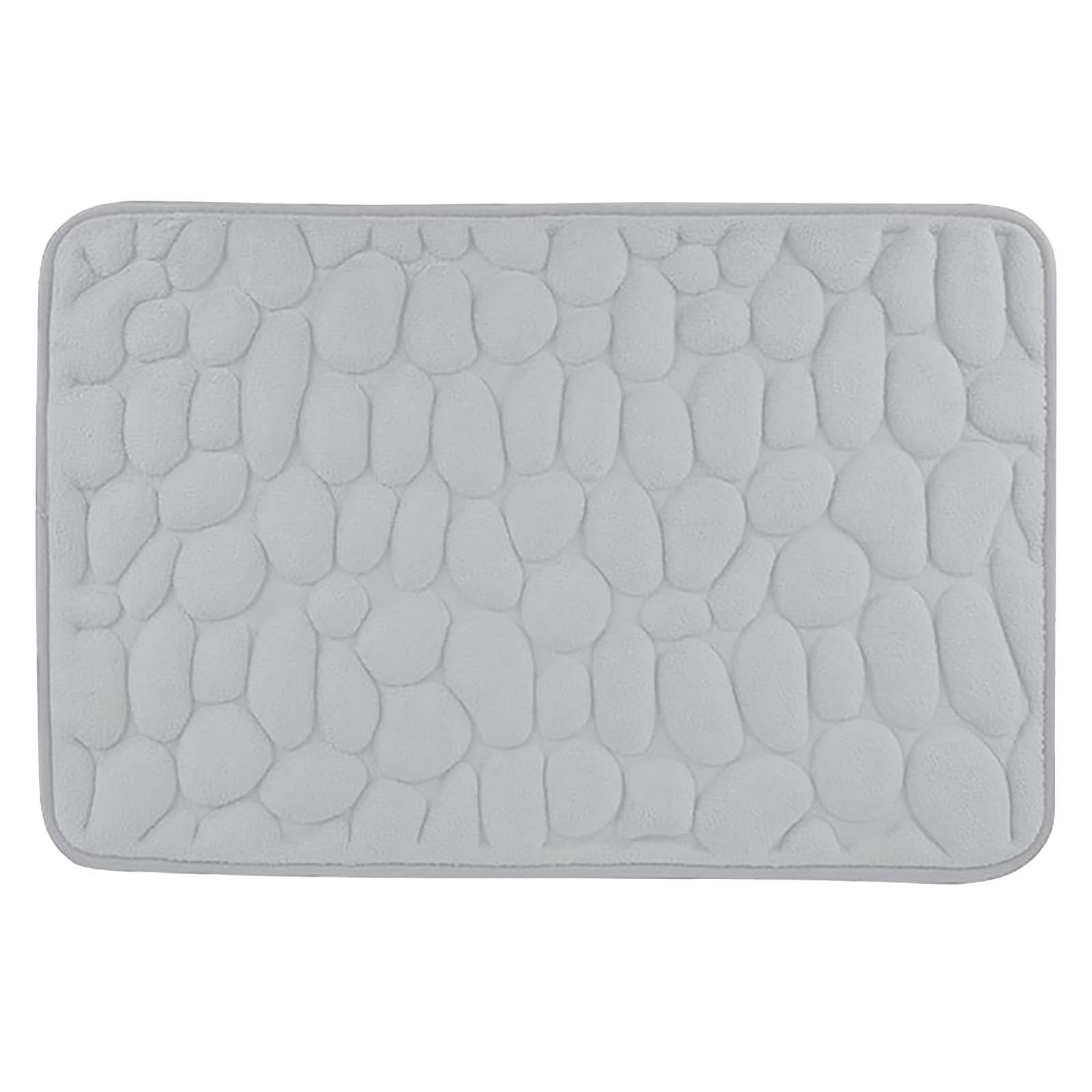 Dmlowu Bathroom Rugs - Ultra Absorbent Non-Slip Floor Bath Mat, Super Soft Shower Mat for Bath Tub, Machine Washable 16x24