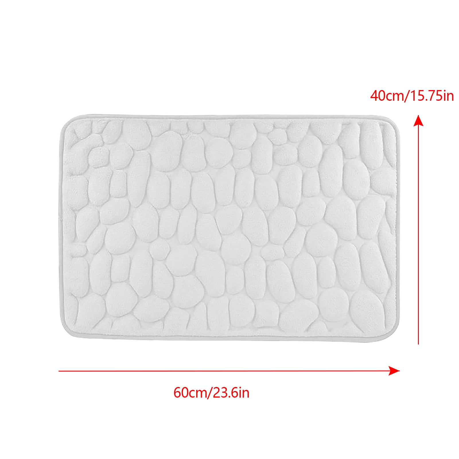 Dmlowu Bathroom Rugs - Ultra Absorbent Non-Slip Floor Bath Mat, Super Soft Shower Mat for Bath Tub, Machine Washable 16x24