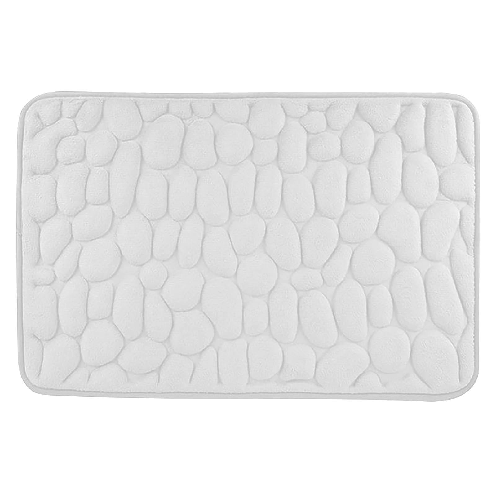 Dmlowu Bathroom Rugs - Ultra Absorbent Non-Slip Floor Bath Mat, Super Soft Shower Mat for Bath Tub, Machine Washable 16x24