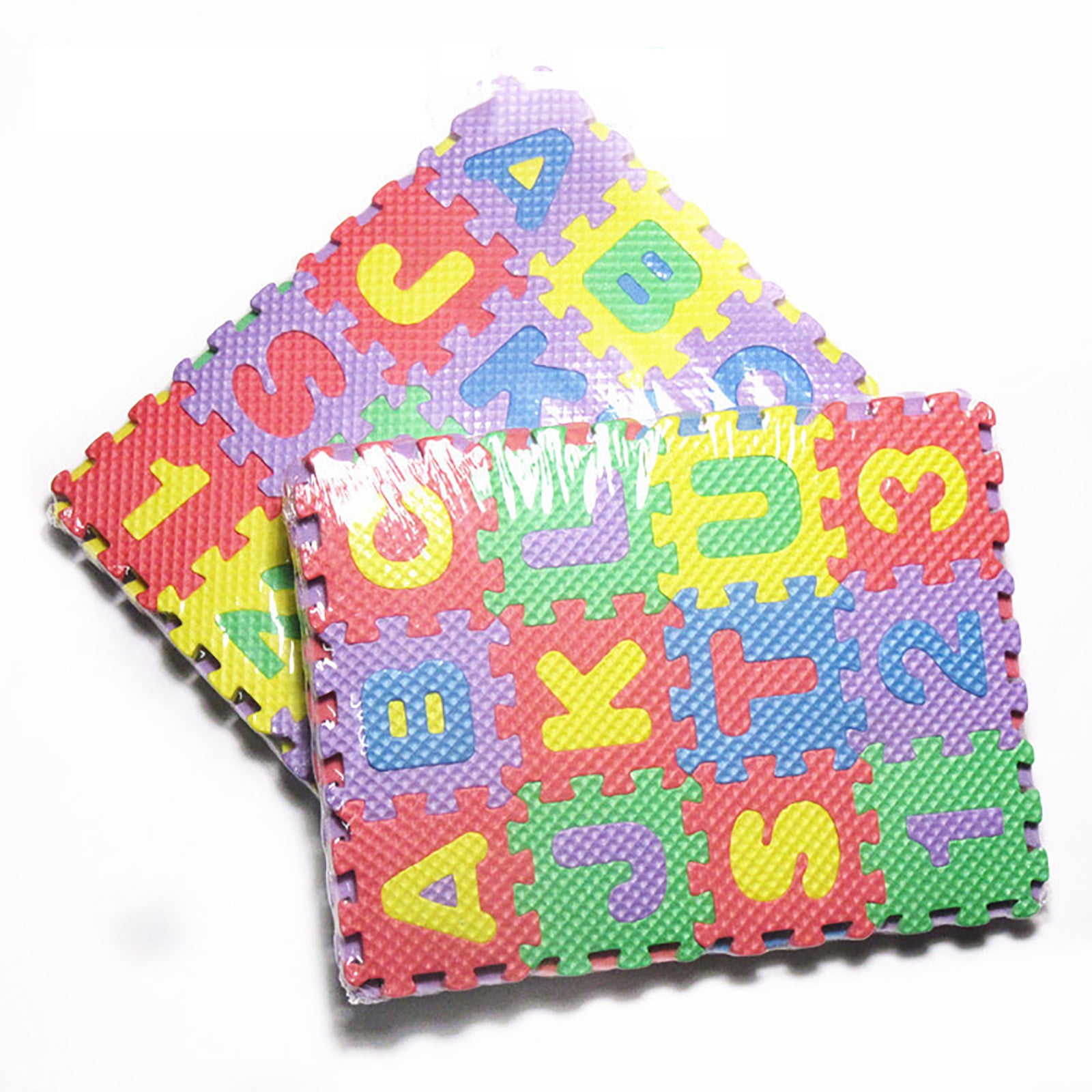 Clearance! PALIFEUR 36 PCS Kids Foam Play Mat, 12x12 Inch Number Alphabet Foam Puzzle Floor Mat,Soft Non-Slip Foam Tiles for Floor Kid Edges Play Mat Multicolor - Image 4