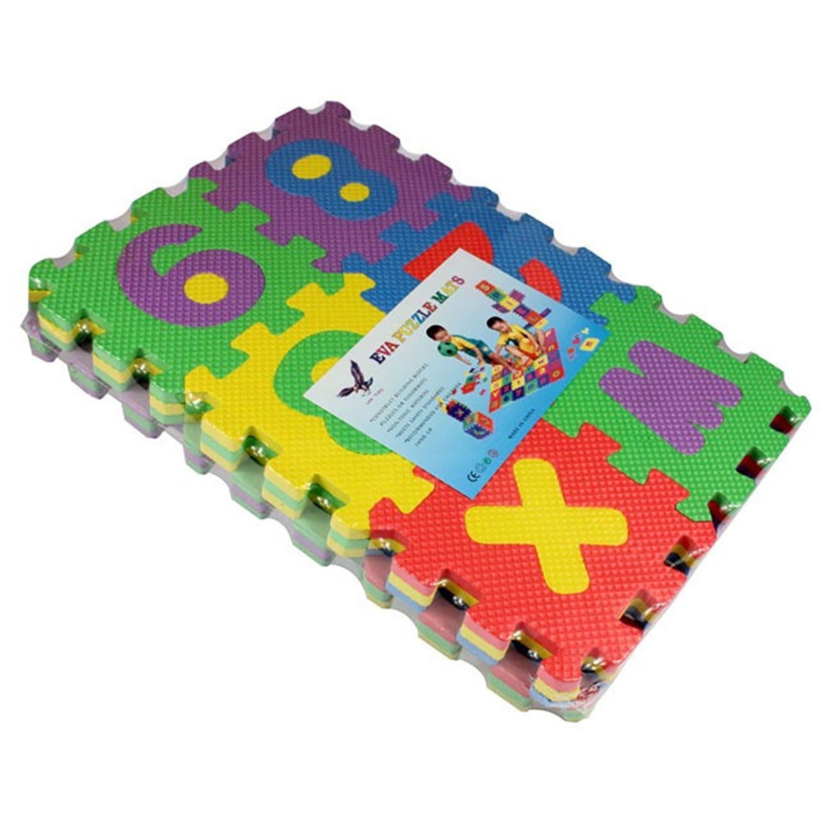 Clearance! PALIFEUR 36 PCS Kids Foam Play Mat, 12x12 Inch Number Alphabet Foam Puzzle Floor Mat,Soft Non-Slip Foam Tiles for Floor Kid Edges Play Mat Multicolor - Image 7