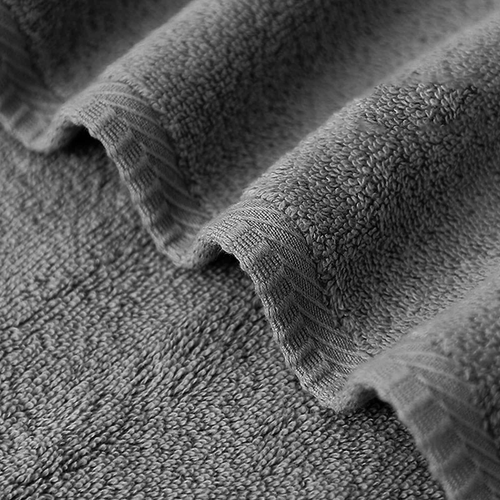 Clearance! PALIFEUR 6 Pcs Cotton Towels Soft Bath Towels, Highly Absorbent Towels for Bathroom Kitchen Gym, Quickly-Dry Towel Set, 13x30 Inch Black - Image 6