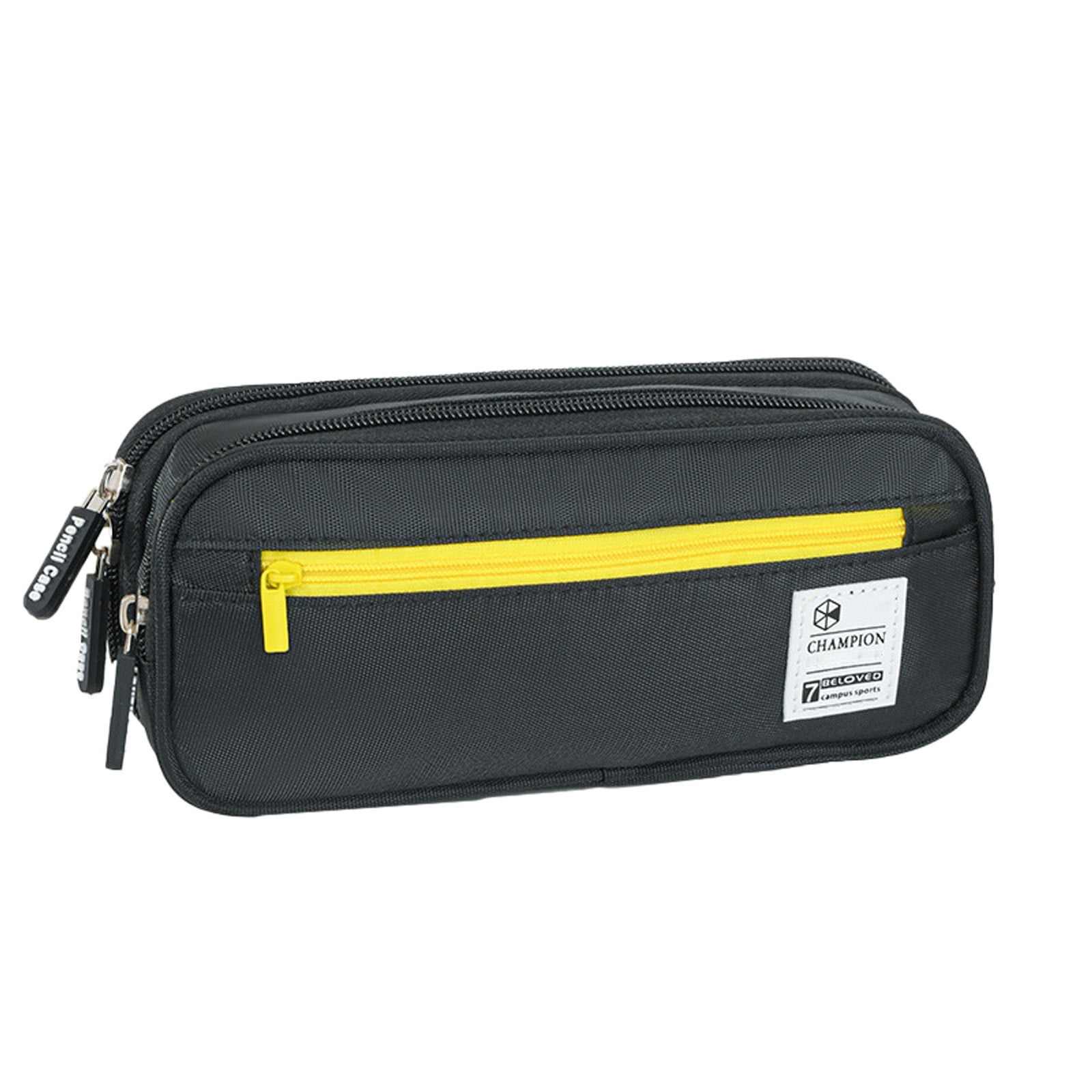 PALIFEUR Pencil Case Large Capacity Pencil Pouch, Multi-layer Aesthetic Pen Bag, Sturdy Multifunctional Pencil Bag, Pencil Box, Sky Blue Z-2-Black - Image 2