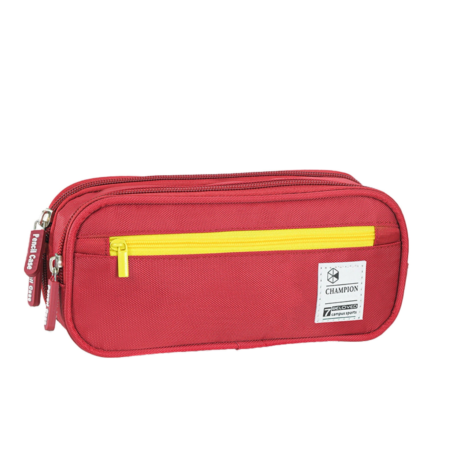 PALIFEUR Pencil Case Large Capacity Pencil Pouch, Multi-layer Aesthetic Pen Bag, Sturdy Multifunctional Pencil Bag, Pencil Box, Sky Blue Z-2-Red - Image 2