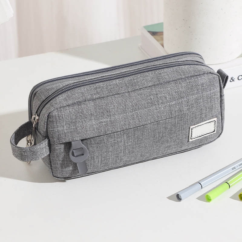 PALIFEUR Pencil Case Large Capacity Pencil Pouch, Multi-layer Aesthetic Pen Bag, Sturdy Multifunctional Pencil Bag, Pencil Box, Sky Blue Z-3-Gray - Image 1