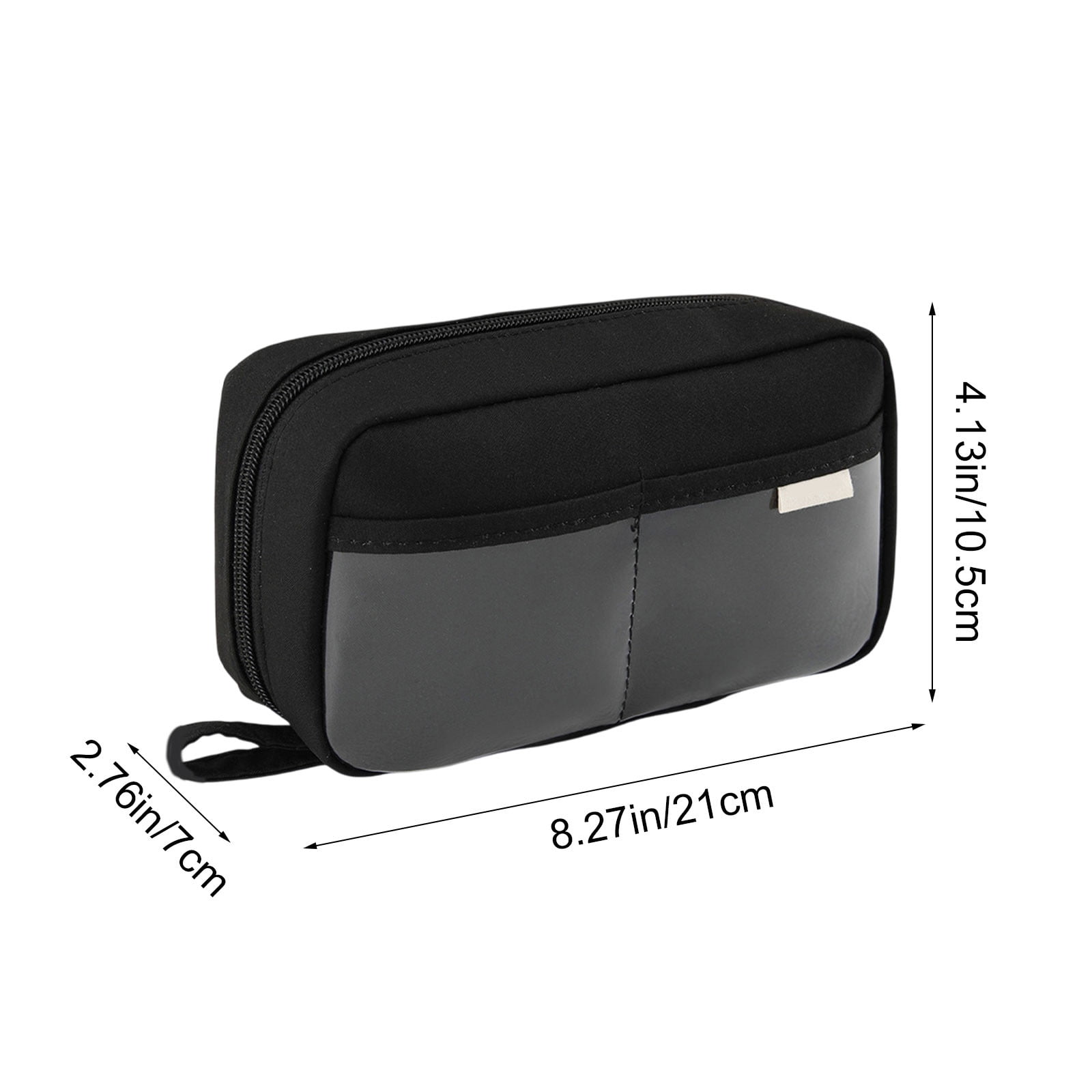 PALIFEUR Pencil Case Large Capacity Pencil Pouch, Multi-layer Aesthetic Pen Bag, Sturdy Multifunctional Pencil Bag, Pencil Box, Sky Blue Z-5-Black - Image 3