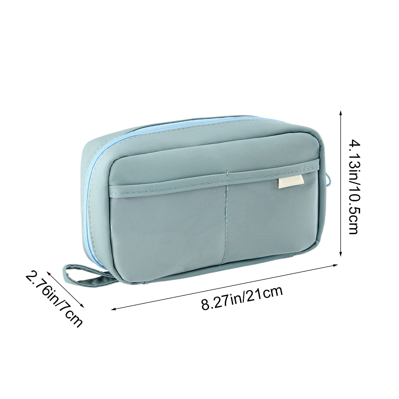 PALIFEUR Pencil Case Large Capacity Pencil Pouch, Multi-layer Aesthetic Pen Bag, Sturdy Multifunctional Pencil Bag, Pencil Box, Sky Blue Z-5-Blue - Image 3