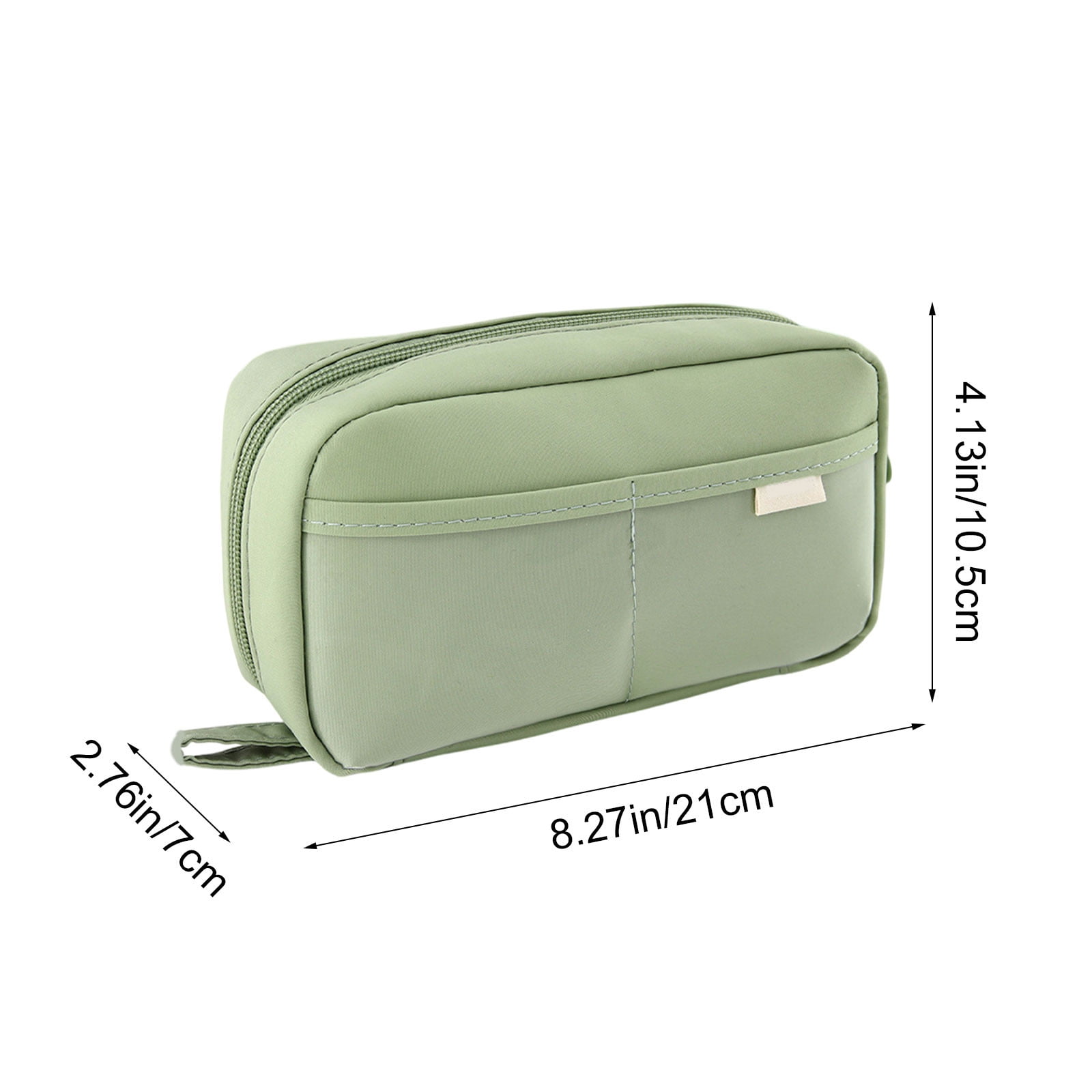 PALIFEUR Pencil Case Large Capacity Pencil Pouch, Multi-layer Aesthetic Pen Bag, Sturdy Multifunctional Pencil Bag, Pencil Box, Sky Blue Z-5-Green - Image 3