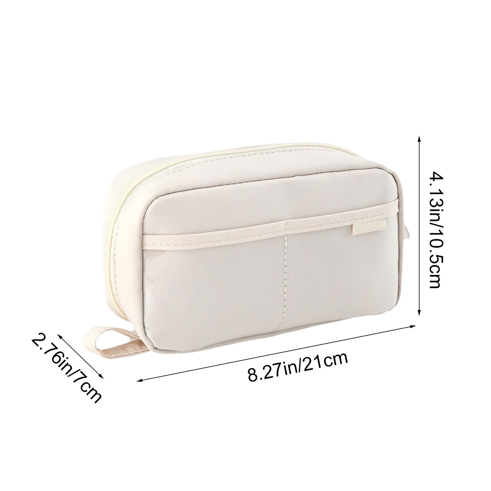 PALIFEUR Pencil Case Large Capacity Pencil Pouch, Multi-layer Aesthetic Pen Bag, Sturdy Multifunctional Pencil Bag, Pencil Box, Sky Blue Z-5-White - Image 3