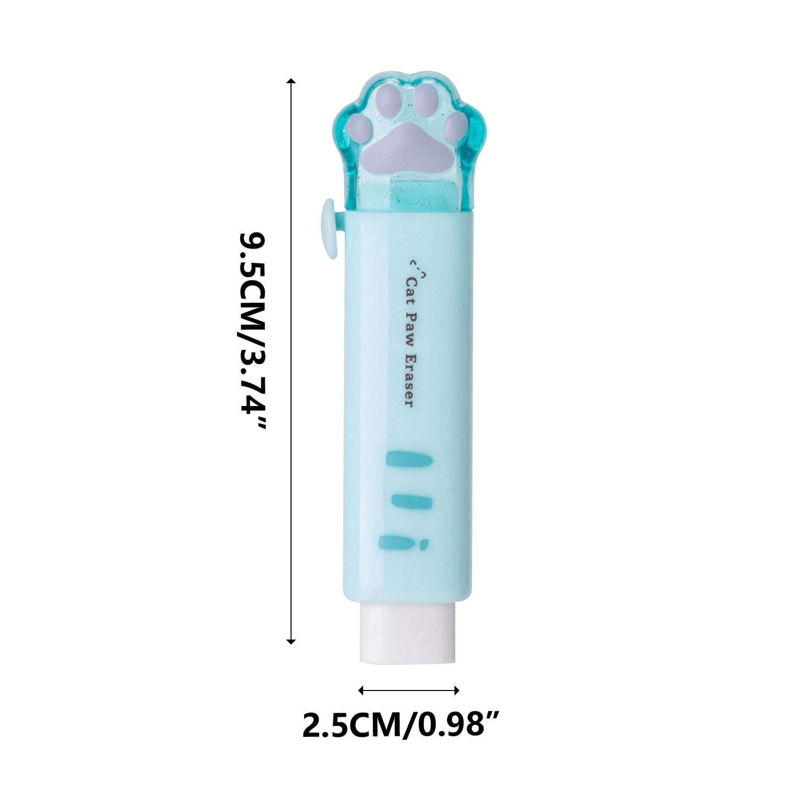Tyidzon Erasers for Pencils 2 Pack, Cute Pencil Erasers for Office, Erasers for Drawing Sketching Blue - Image 2