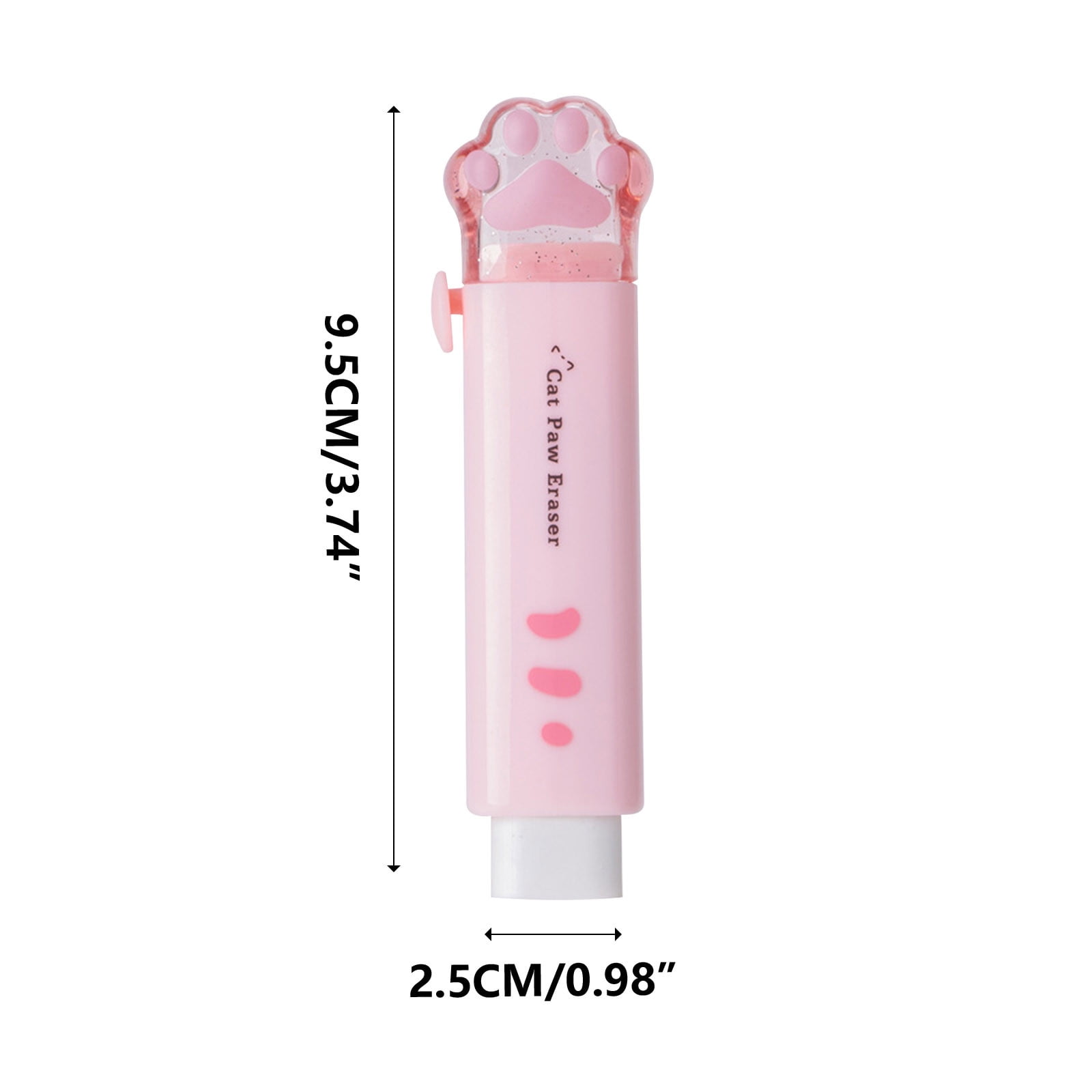 Tyidzon Erasers for Pencils 2 Pack, Cute Pencil Erasers for Office, Erasers for Drawing Sketching Pink - Image 2