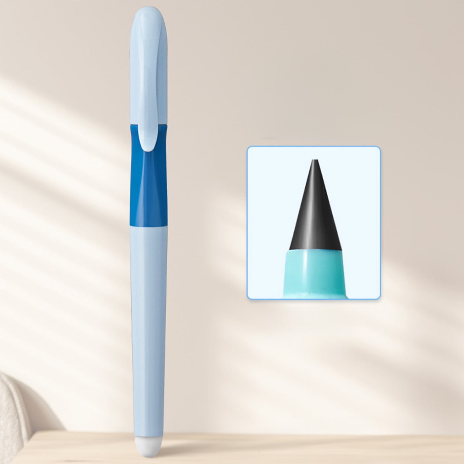 Tyidzon Forever Pencils for Writing, No Need Sharpened Pencil Cute Inkless Everlasting Pencil for Sketching, Replace Mechanical Pen for Sketch, Drawing and Writing Blue - Image 2