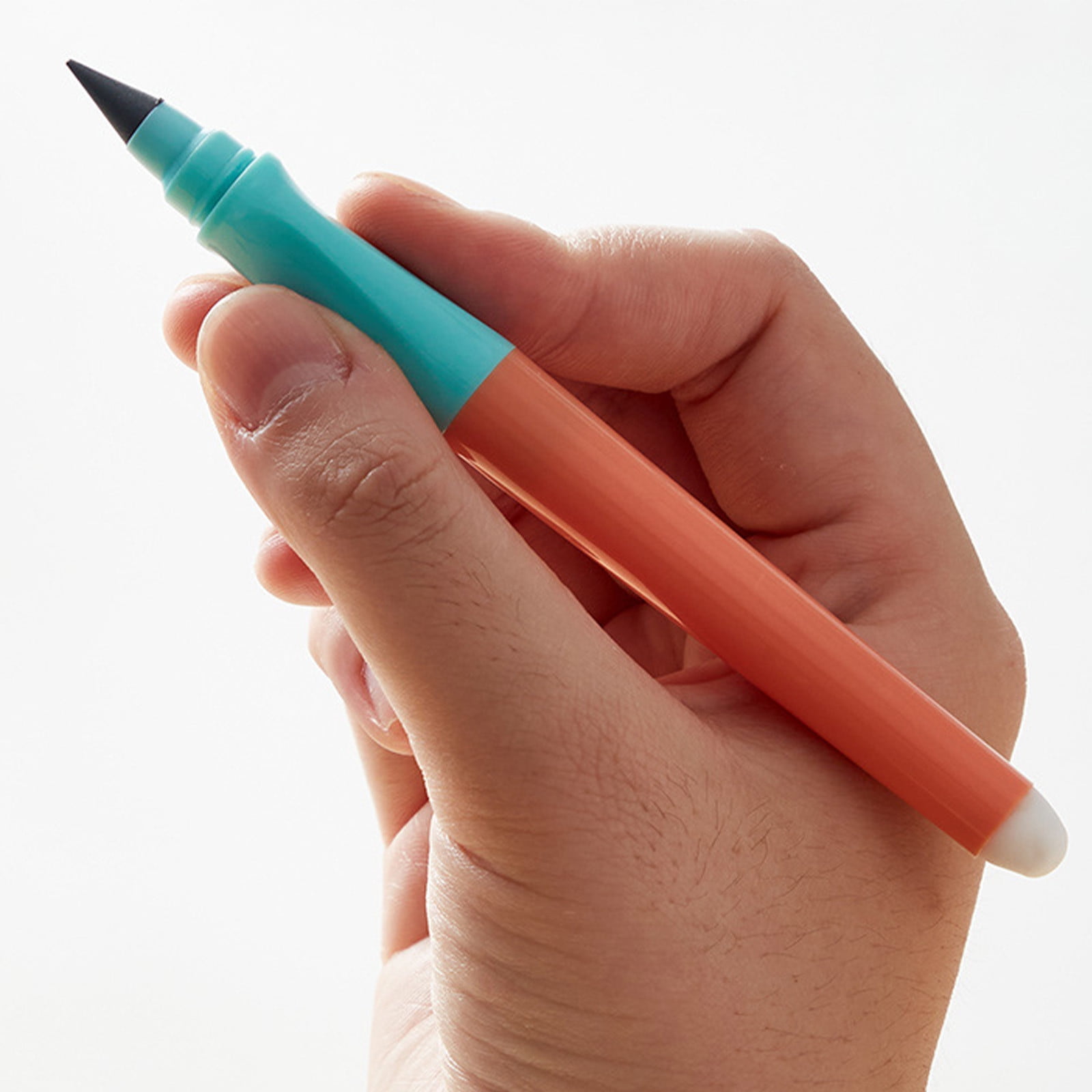 Tyidzon Forever Pencils for Writing, No Need Sharpened Pencil Cute Inkless Everlasting Pencil for Sketching, Replace Mechanical Pen for Sketch, Drawing and Writing Orange - Image 4