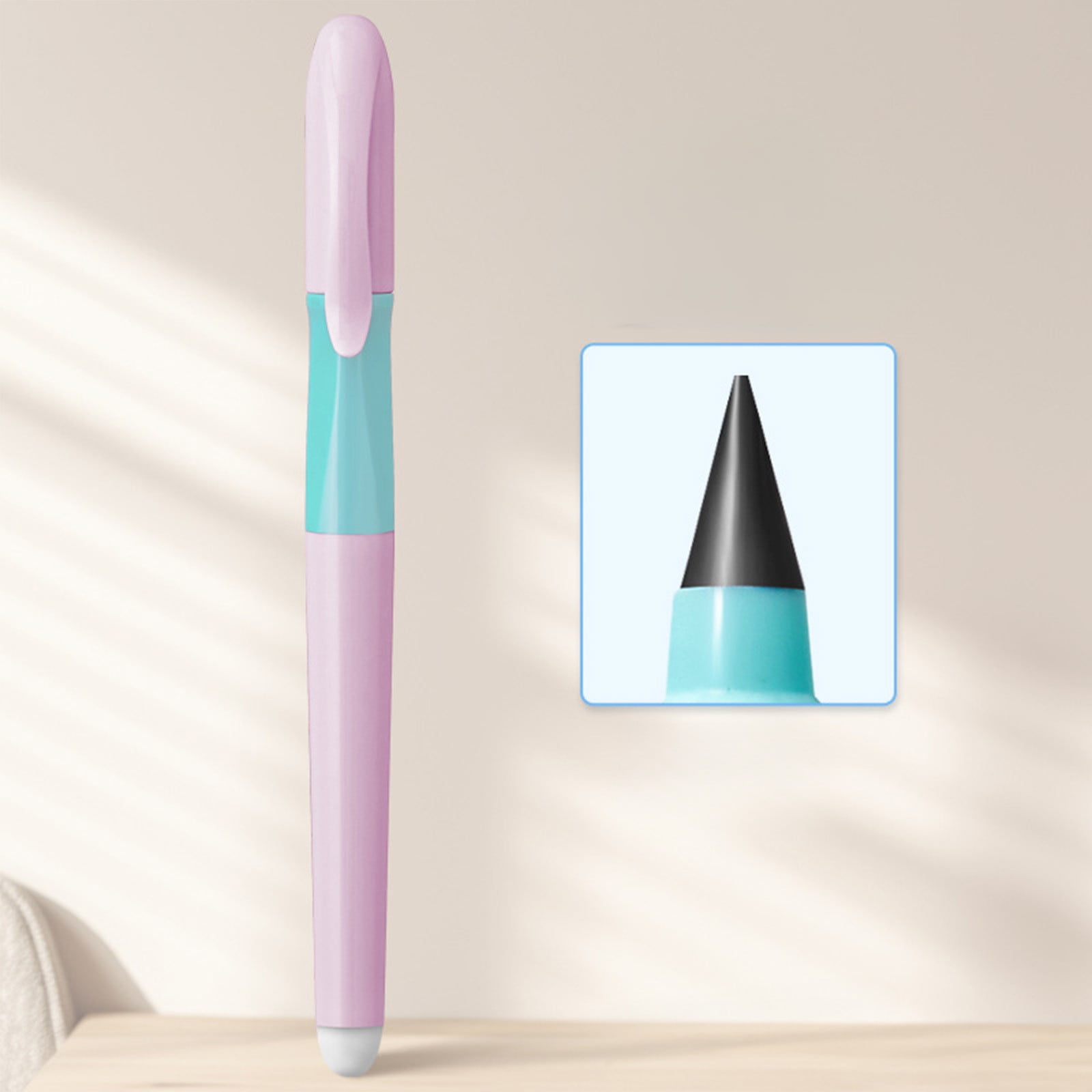 Tyidzon Forever Pencils for Writing, No Need Sharpened Pencil Cute Inkless Everlasting Pencil for Sketching, Replace Mechanical Pen for Sketch, Drawing and Writing Pink - Image 2