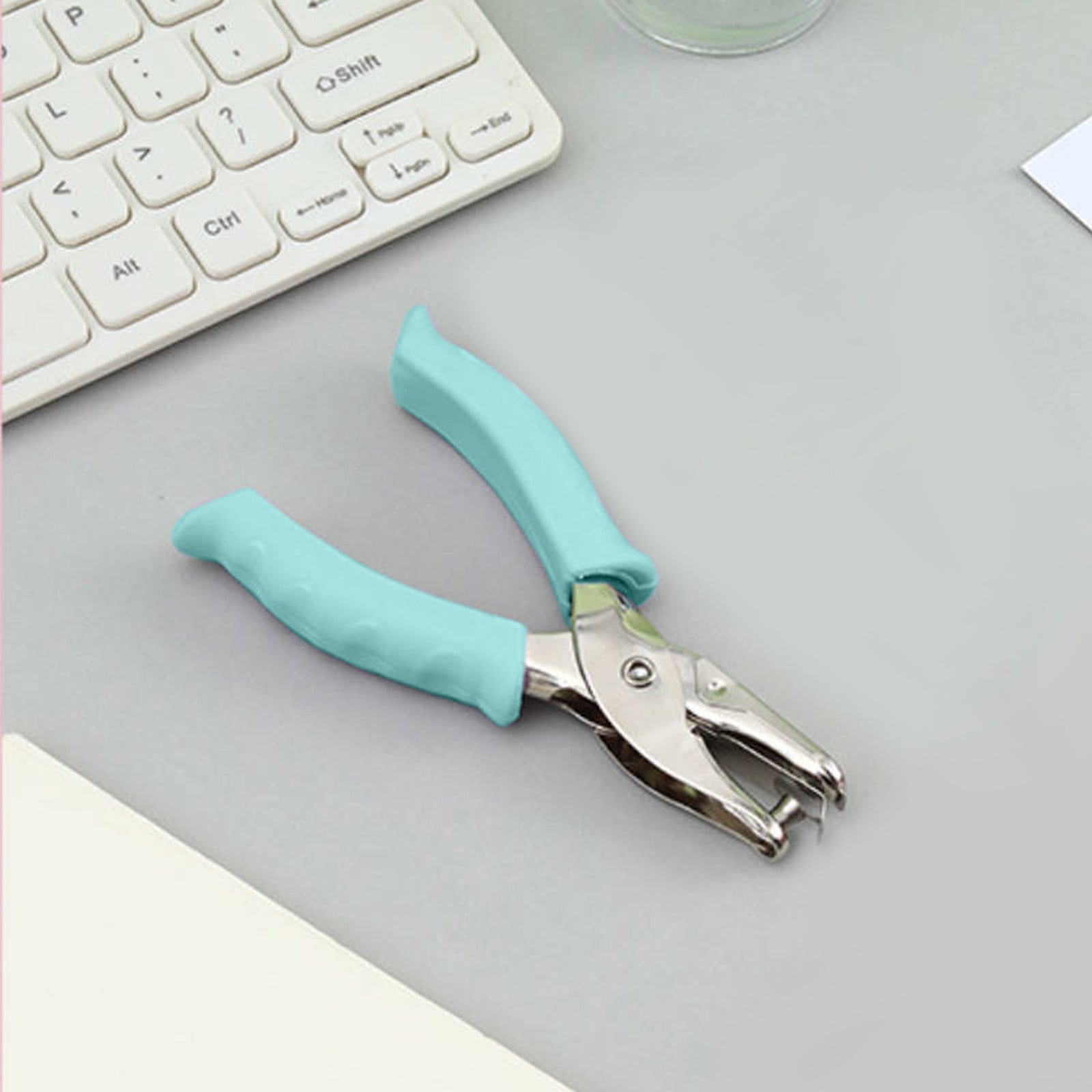 Tyidzon Single Hole Punch, Paper Punch Small Hole Paper Punch for Crafts, Scrapbooks, Handheld Hole Puncher for Paper Crafts in Home, Office, Classroom Green - Image 6