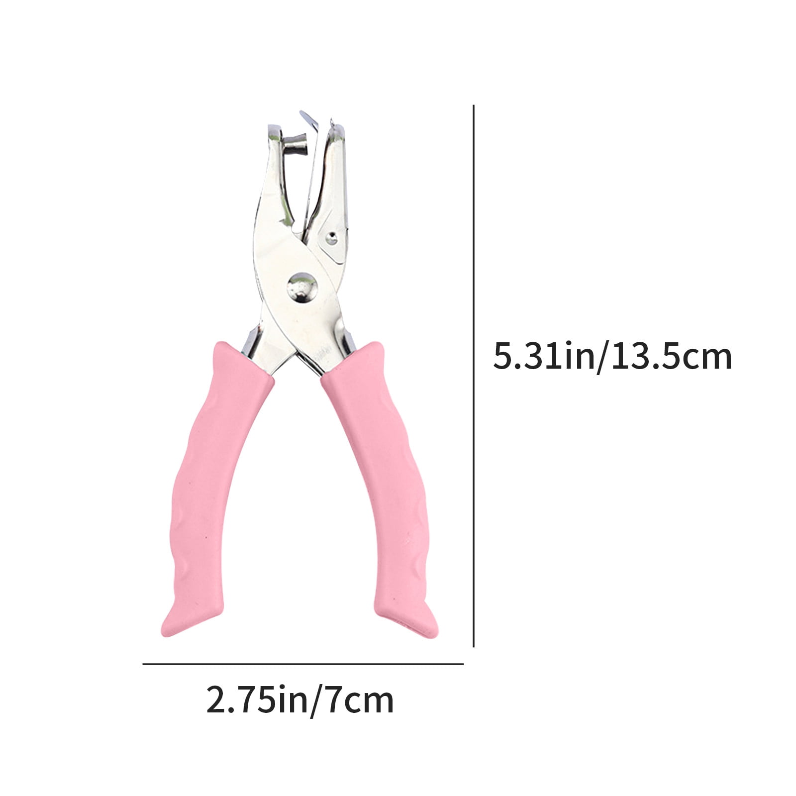 Tyidzon Single Hole Punch, Paper Punch Small Hole Paper Punch for Crafts, Scrapbooks, Handheld Hole Puncher for Paper Crafts in Home, Office, Classroom Pink - Image 3