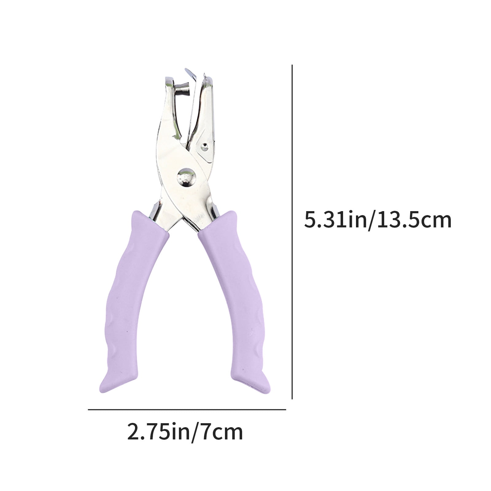 Tyidzon Single Hole Punch, Paper Punch Small Hole Paper Punch for Crafts, Scrapbooks, Handheld Hole Puncher for Paper Crafts in Home, Office, Classroom Purple - Image 3