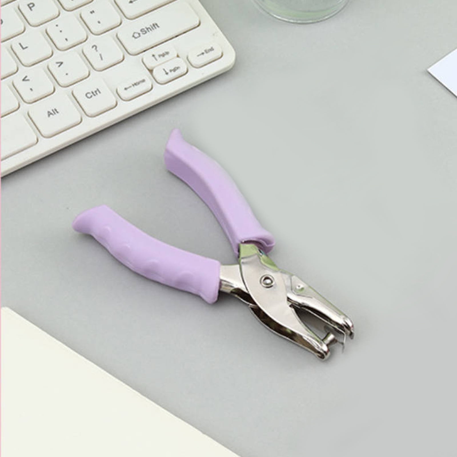 Tyidzon Single Hole Punch, Paper Punch Small Hole Paper Punch for Crafts, Scrapbooks, Handheld Hole Puncher for Paper Crafts in Home, Office, Classroom Purple - Image 6