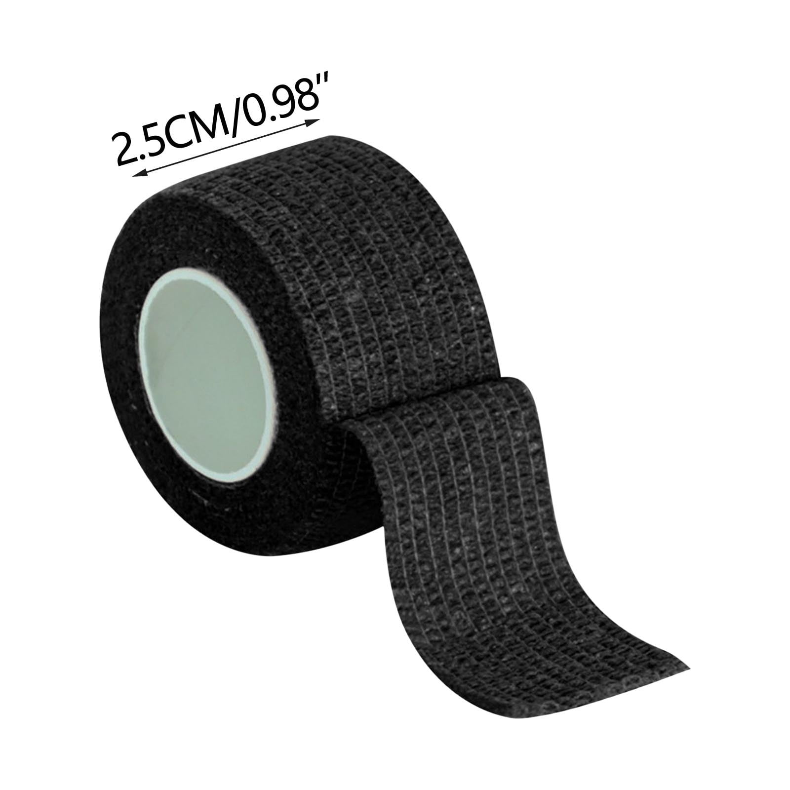 Tyidzon 3 Rolls Kinesiology Tape, 3 Colors 1 Inch x 14.8 Feet Athletic Tape, Elastic Muscle Tape, Sports Tape, Thumb, Finger, Wrist, Ankle, Knee Tape for Exercise and Daily Use Black - Image 3