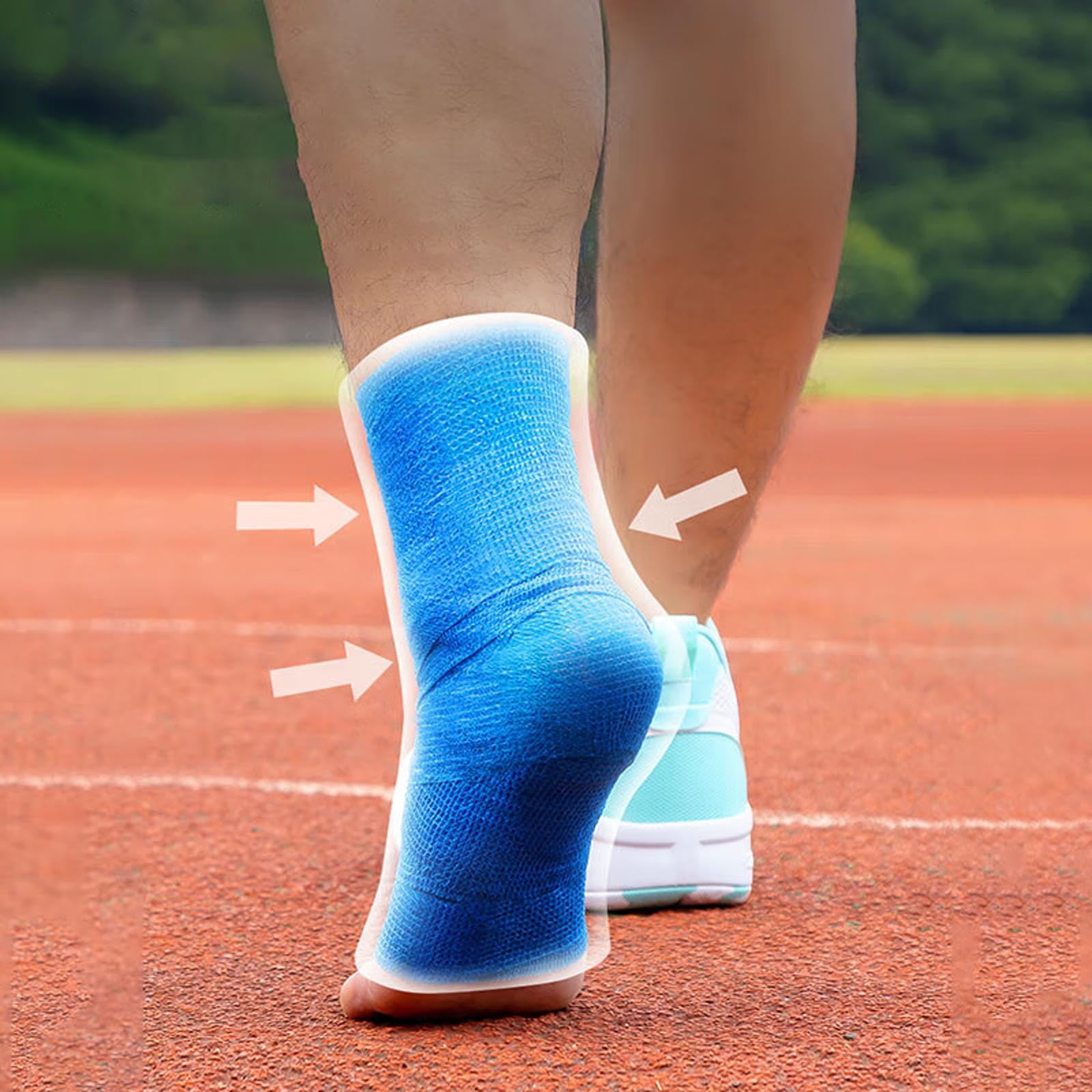Tyidzon 3 Rolls Kinesiology Tape, 3 Colors 1 Inch x 14.8 Feet Athletic Tape, Elastic Muscle Tape, Sports Tape, Thumb, Finger, Wrist, Ankle, Knee Tape for Exercise and Daily Use Blue - Image 3