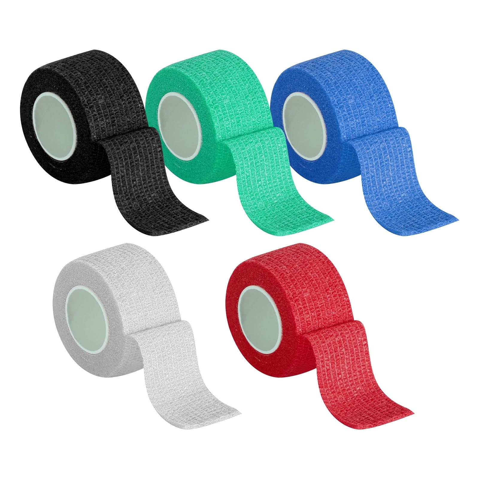 Tyidzon 3 Rolls Kinesiology Tape, 3 Colors 1 Inch x 14.8 Feet Athletic Tape, Elastic Muscle Tape, Sports Tape, Thumb, Finger, Wrist, Ankle, Knee Tape for Exercise and Daily Use Red - Image 5