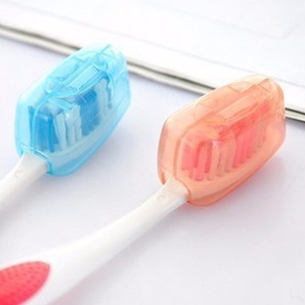 Tyidzon 5 Pack Travel Toothbrush Covers, Toothbrush Cover Cap, Portable Toothbrush Covers for Travel Home, Bathroom, Gym, Camping 随机 - Image 3