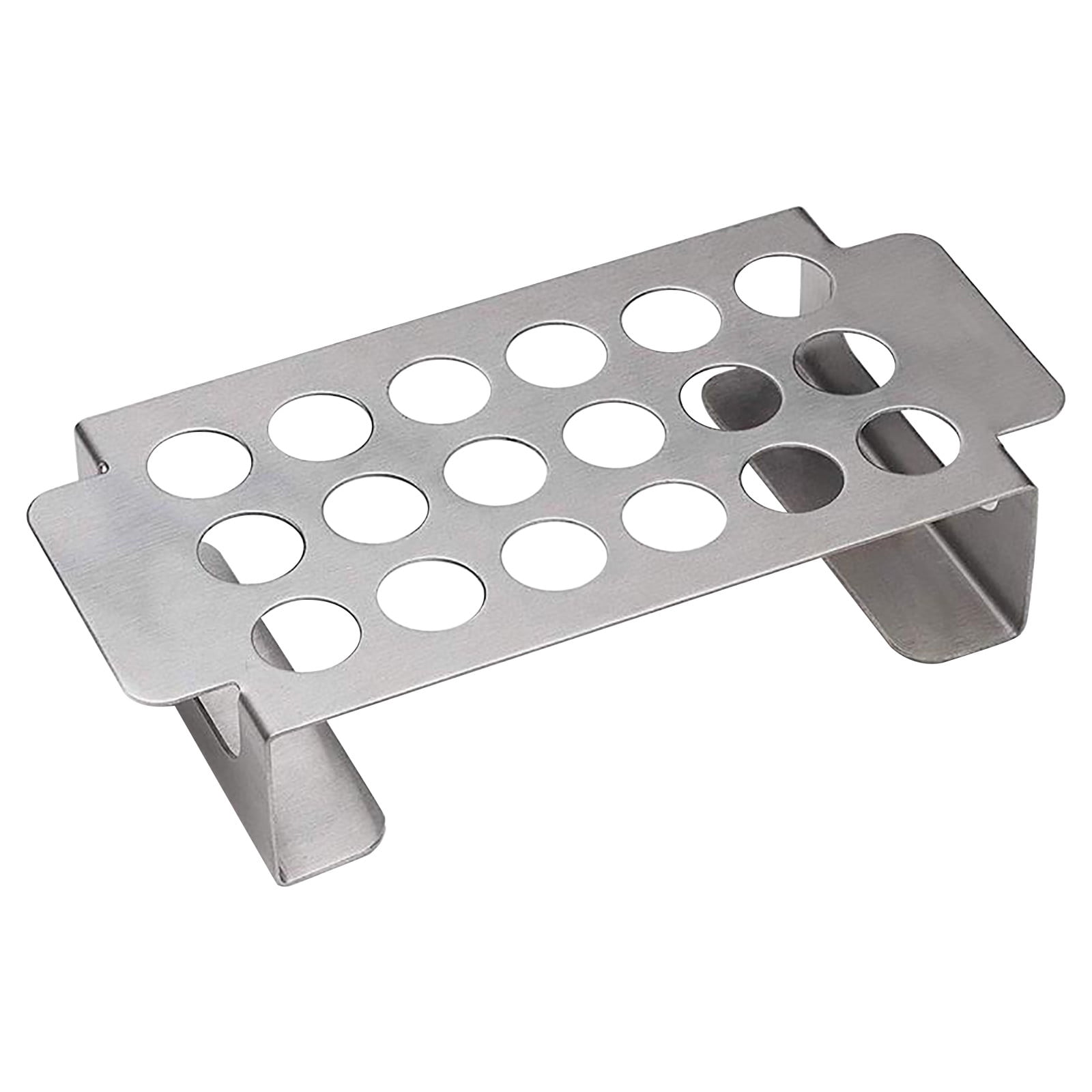 Tyidzon 18 Hole Jalapeno Popper Holder for Grill, Grilling Accessories with Handle, Stainless Steel Barbecue Chili Pepper Grill Rack, BBQ Accessories silver - Image 2