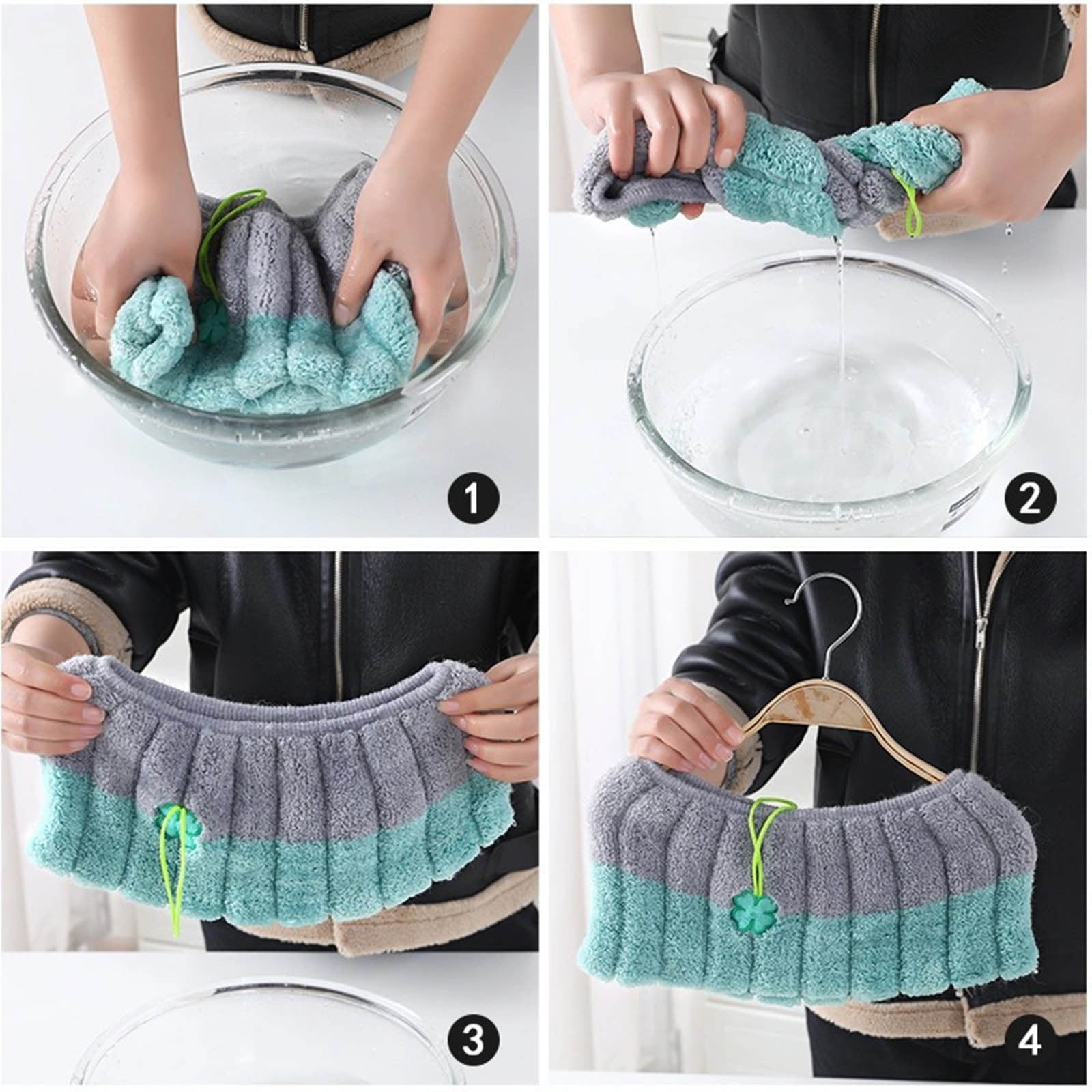 PALIFEUR Toilet Seat Cushion, Soft Thicker Knitting Cotton Bathroom Toilet Seat Cover, Non Slip Warmer Comfortable Seat Cushions with Memory Foam, Washable Reusable Toilet Seat Covers Coffee - Image 5