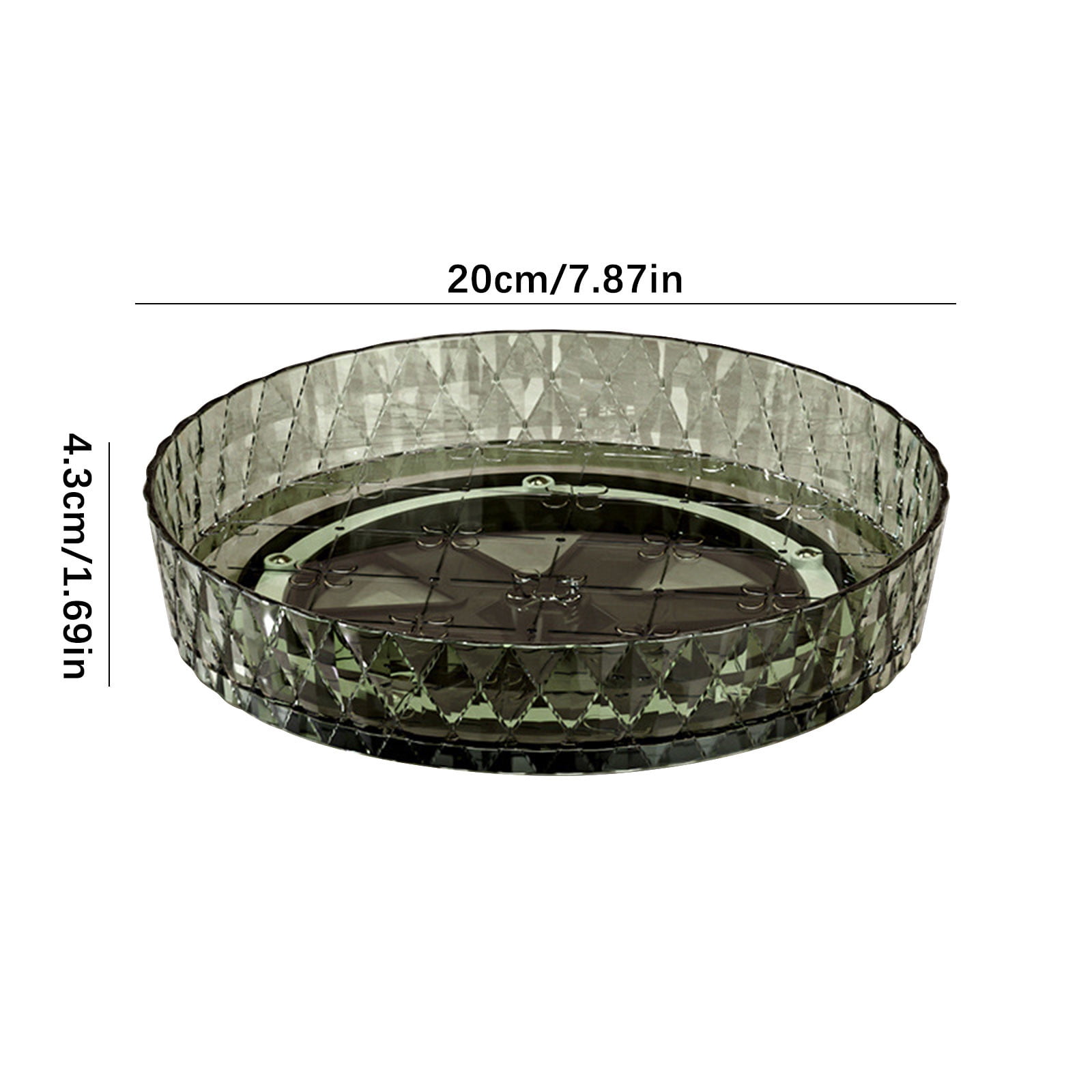 Xuniizn Multipurpose Lazy Susan Organizer - 360 Rotating Spice Rack Turntable for Kitchen Cabinet Storage & Table Top Display Green - Image 4