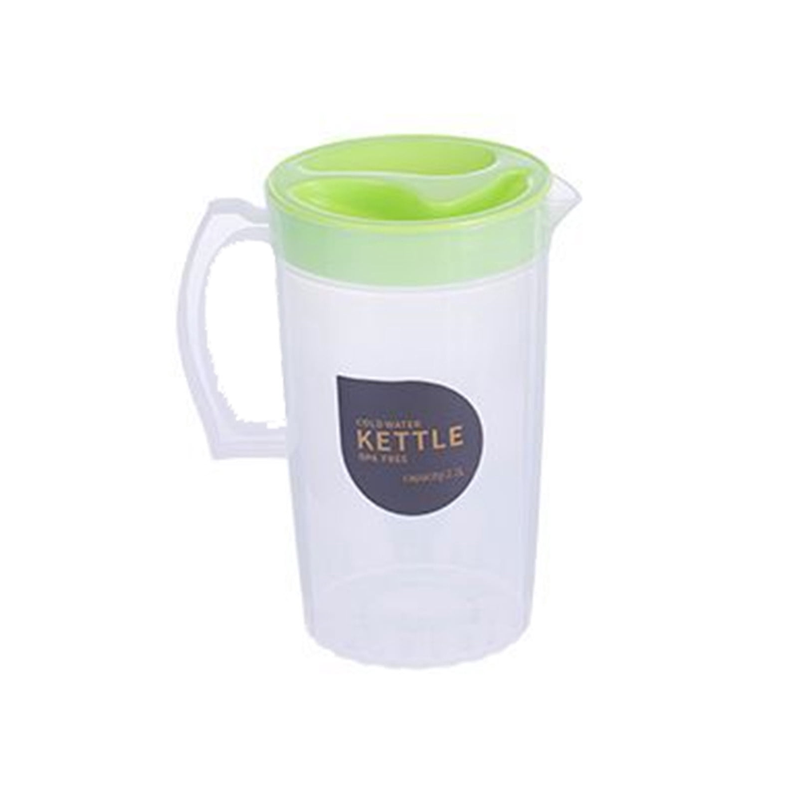 PALIFEUR Water Pitcher with Lid, 2.2 L Plastic Pitcher for Tea & Juice Water, Hot/Cold Water Jug, Tea Pitcher, Juice Pitcher for Kitchen Living Room, 8.74