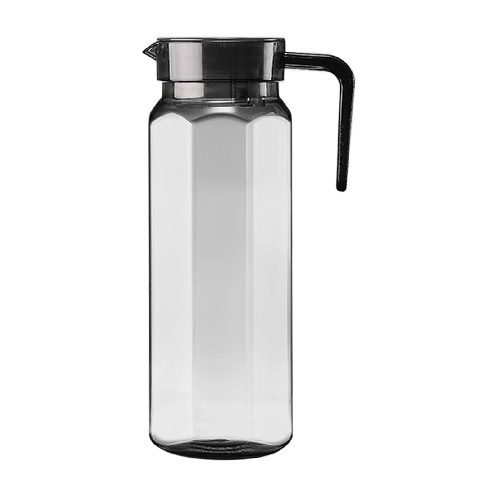 PALIFEUR Water Pitcher with Lid, 2 L Plastic Pitcher for Tea & Juice Water, Hot/Cold Water Jug, Tea Pitcher, Juice Pitcher, 13.5 x 7.2 x 4.7 Inch Z-2-Gray - Image 2