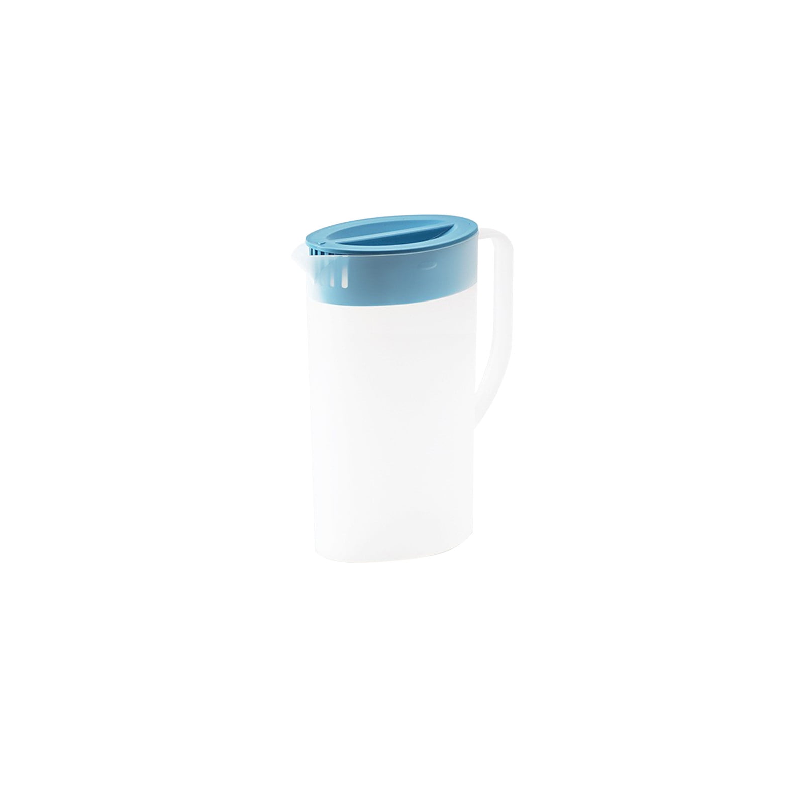 PALIFEUR Water Pitcher with Lid, 2 L Plastic Pitcher for Tea & Juice Water, Hot/Cold Water Jug, Tea Pitcher, Juice Pitcher, 13.5 x 7.2 x 4.7 Inch Z-6-Blue - Image 2