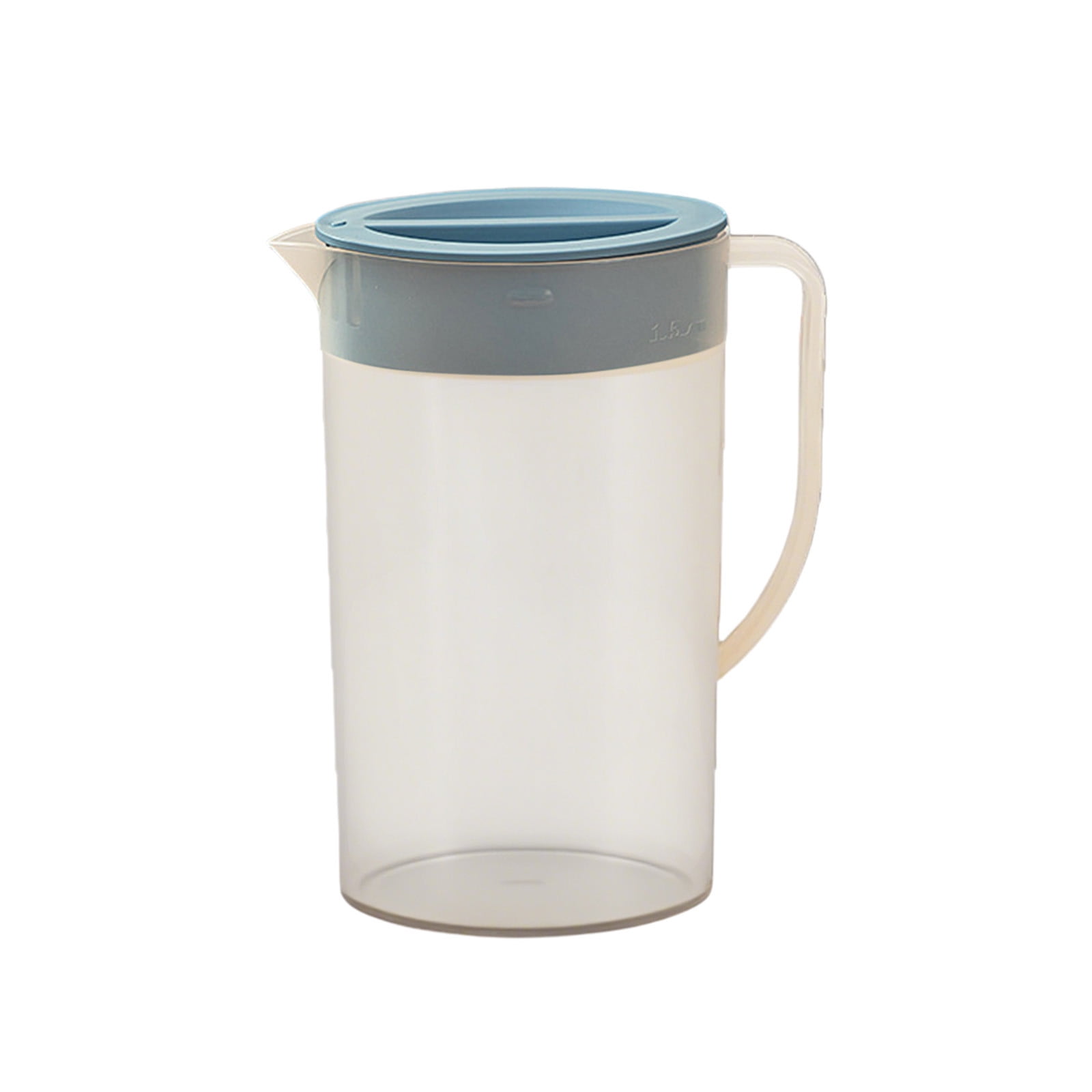 PALIFEUR Water Pitcher with Lid, 2 L Plastic Pitcher for Tea & Juice Water, Hot/Cold Water Jug, Tea Pitcher, Juice Pitcher, 13.5 x 7.2 x 4.7 Inch Z-8-Blue - Image 2