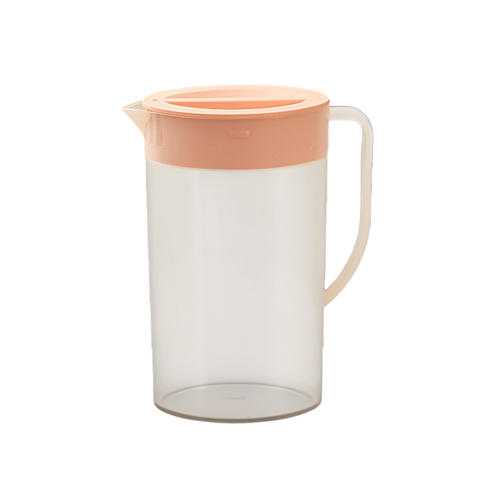 PALIFEUR Water Pitcher with Lid, 2 L Plastic Pitcher for Tea & Juice Water, Hot/Cold Water Jug, Tea Pitcher, Juice Pitcher, 13.5 x 7.2 x 4.7 Inch Z-8-Pink - Image 2