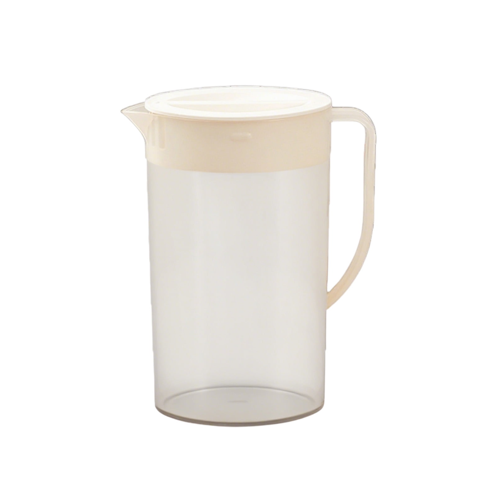 PALIFEUR Water Pitcher with Lid, 2 L Plastic Pitcher for Tea & Juice Water, Hot/Cold Water Jug, Tea Pitcher, Juice Pitcher, 13.5 x 7.2 x 4.7 Inch Z-8-White - Image 2