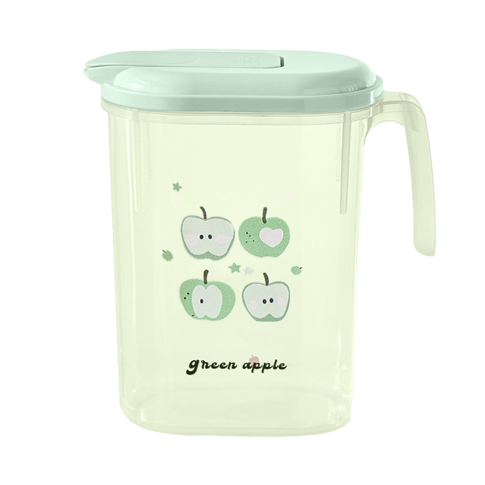 PALIFEUR Water Pitcher with Lid, 2 L Plastic Pitcher for Tea & Juice Water, Hot/Cold Water Jug, Tea Pitcher, Juice Pitcher, 13.5 x 7.2 x 4.7 Inch Z-9-Green - Image 2