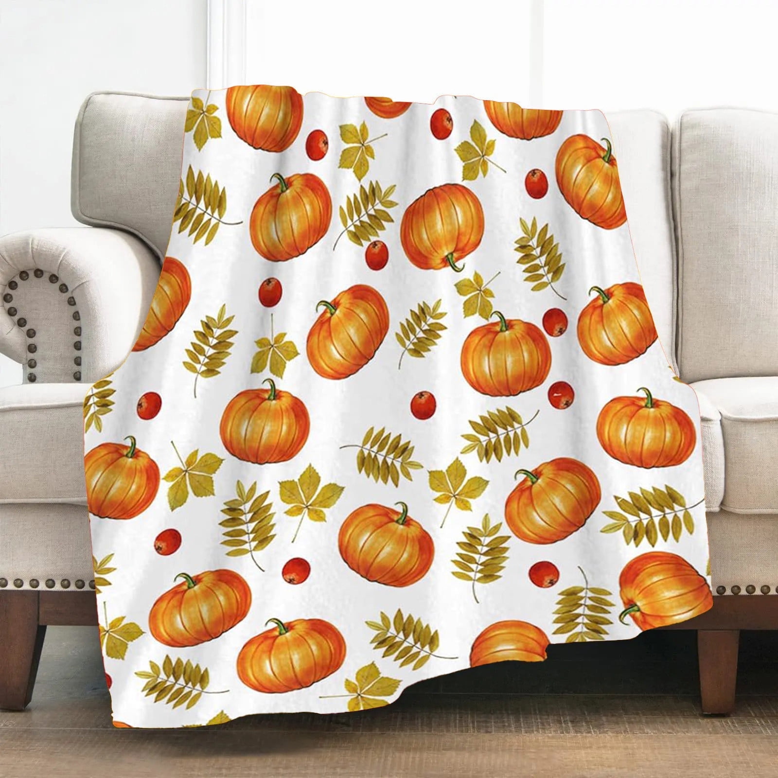 Xuniizn Fall Throw Blanket Breathable Fleece Blanket,28x39
