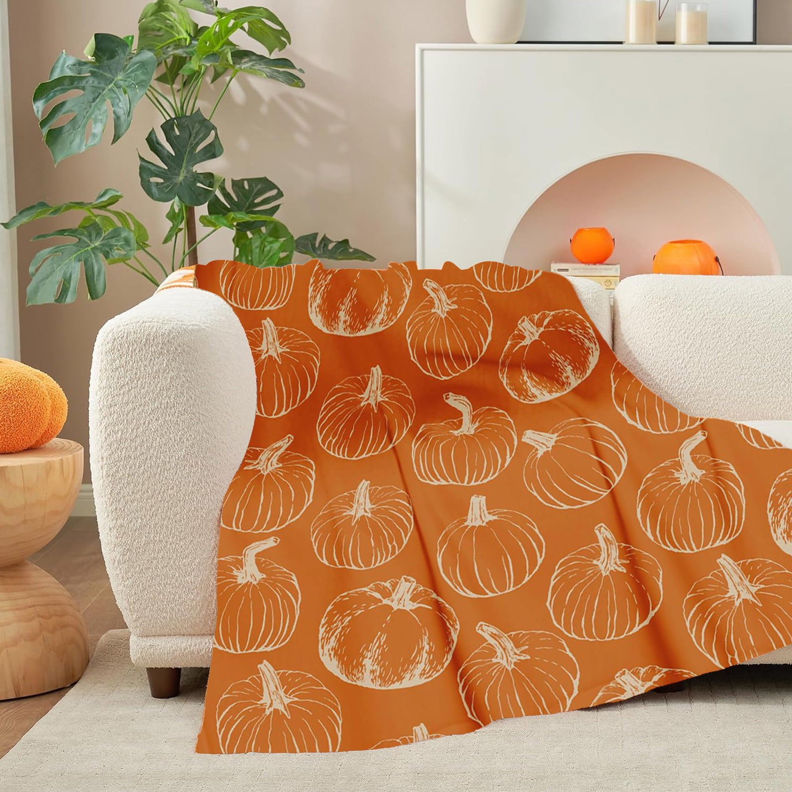 Xuniizn Fall Throw Blanket Breathable Fleece Blanket,28x39
