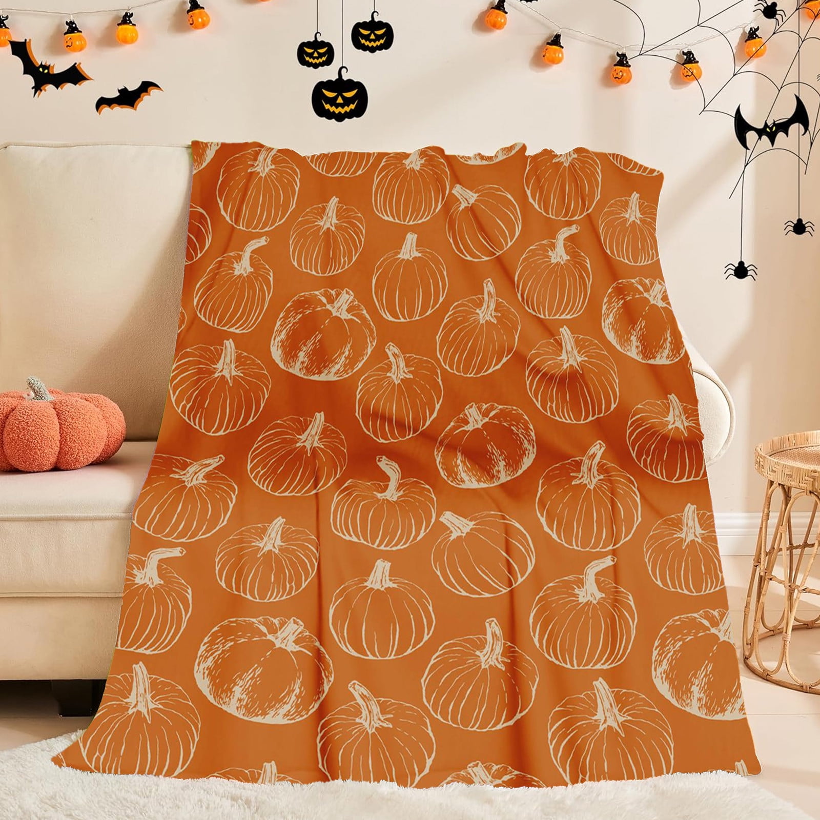 Xuniizn Fall Throw Blanket Breathable Fleece Blanket,28x39