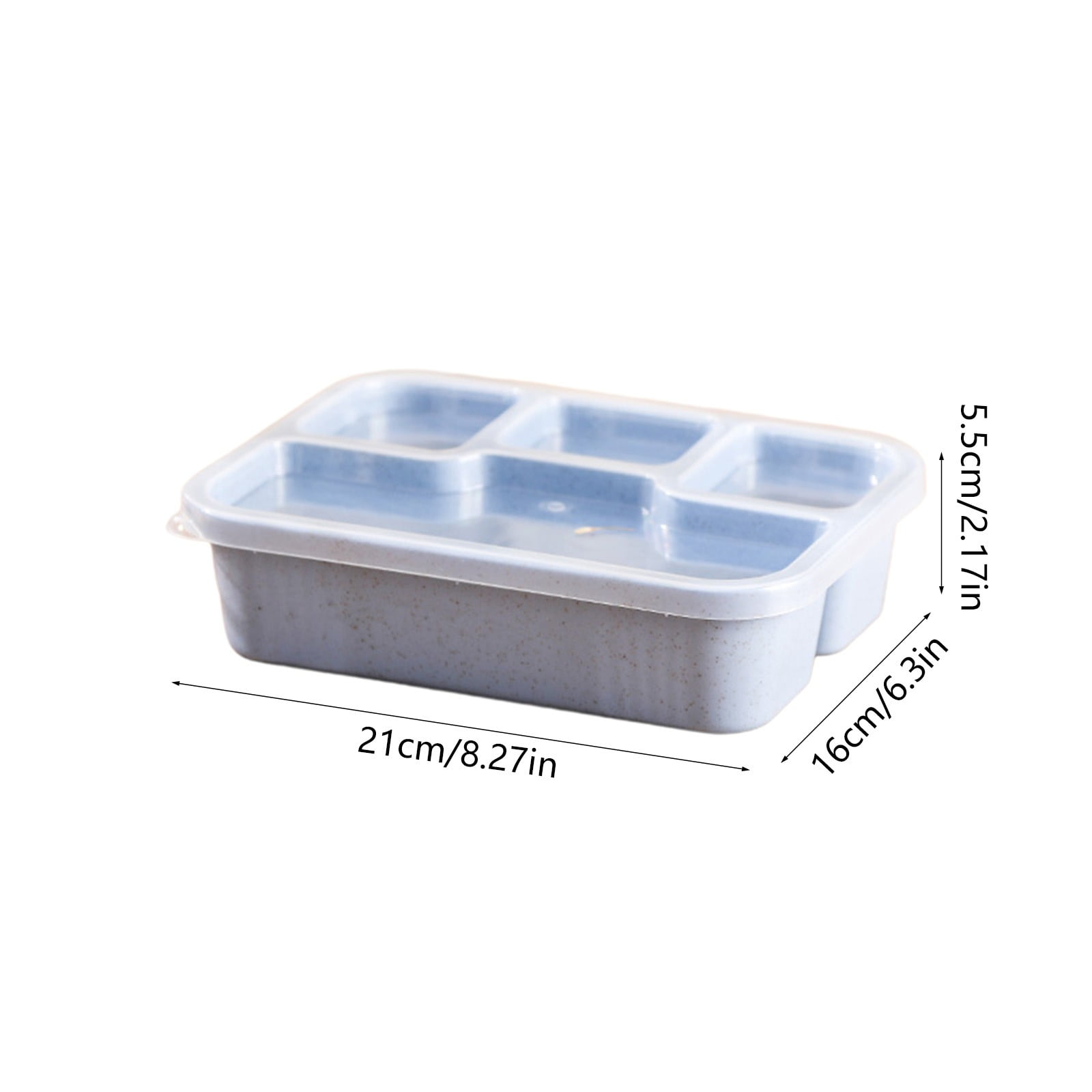Xuniizn Bento Box Adult Lunch Box, Containers for Adults Men Women, Lunchable Food Container with Utensils, Sauce Jar, Muffin Liners, Microwave & Dishwasher Safe Blue#10 - Image 4