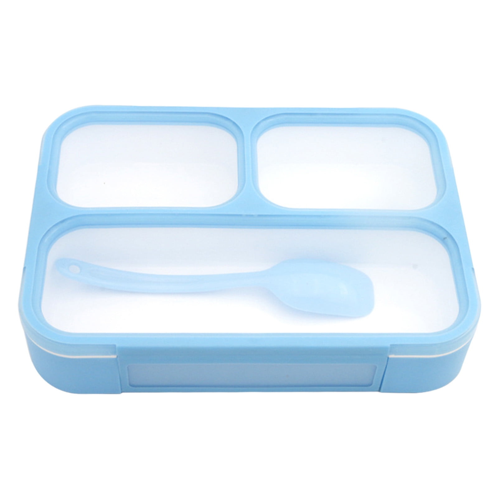 Xuniizn Bento Box Adult Lunch Box, Containers for Adults Men Women, Lunchable Food Container with Utensils, Sauce Jar, Muffin Liners, Microwave & Dishwasher Safe Blue#7 - Image 3