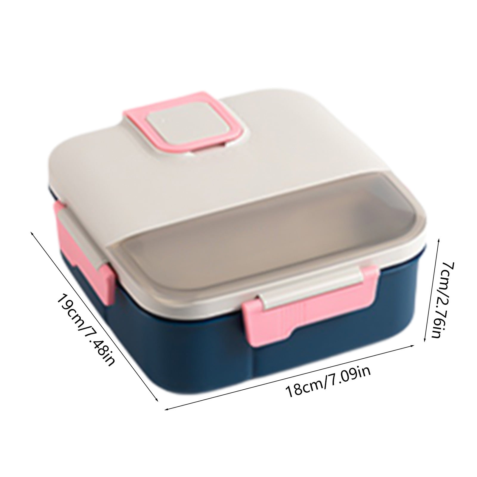 Xuniizn Bento Box Adult Lunch Box, Containers for Adults Men Women, Lunchable Food Container with Utensils, Sauce Jar, Muffin Liners, Microwave & Dishwasher Safe Gray - Image 4