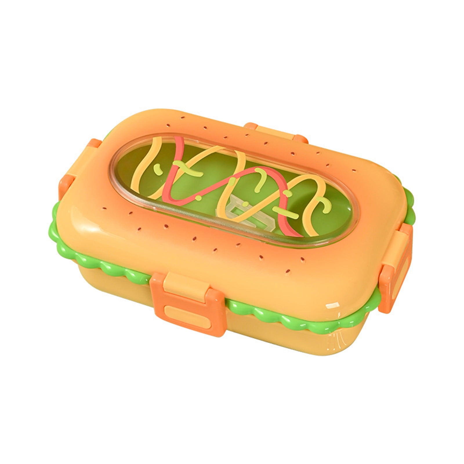 Xuniizn Bento Box Adult Lunch Box, Containers for Adults Men Women, Lunchable Food Container with Utensils, Sauce Jar, Muffin Liners, Microwave & Dishwasher Safe Multicolor - Image 2